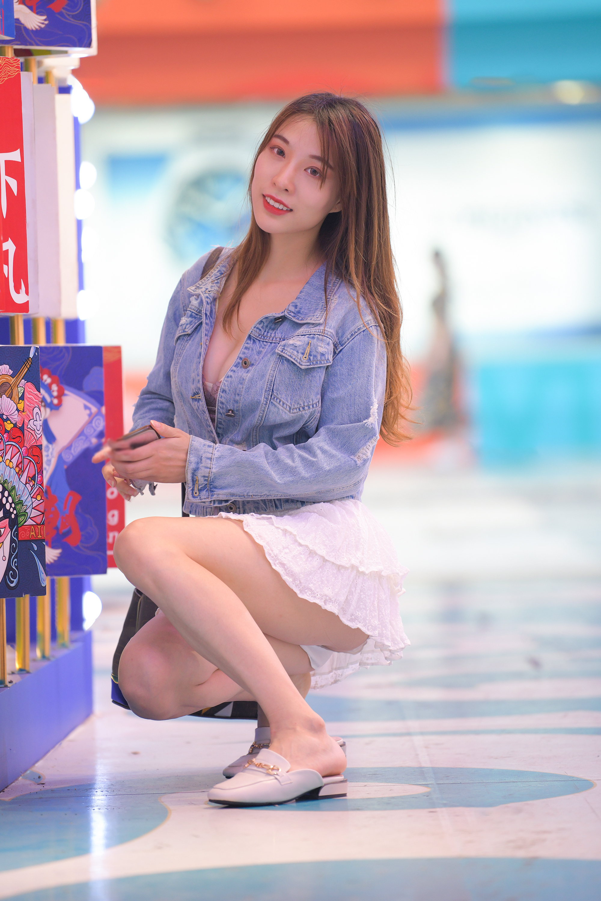  魔镜街拍,裙装,少妇,街拍,写真套图,物恋传媒