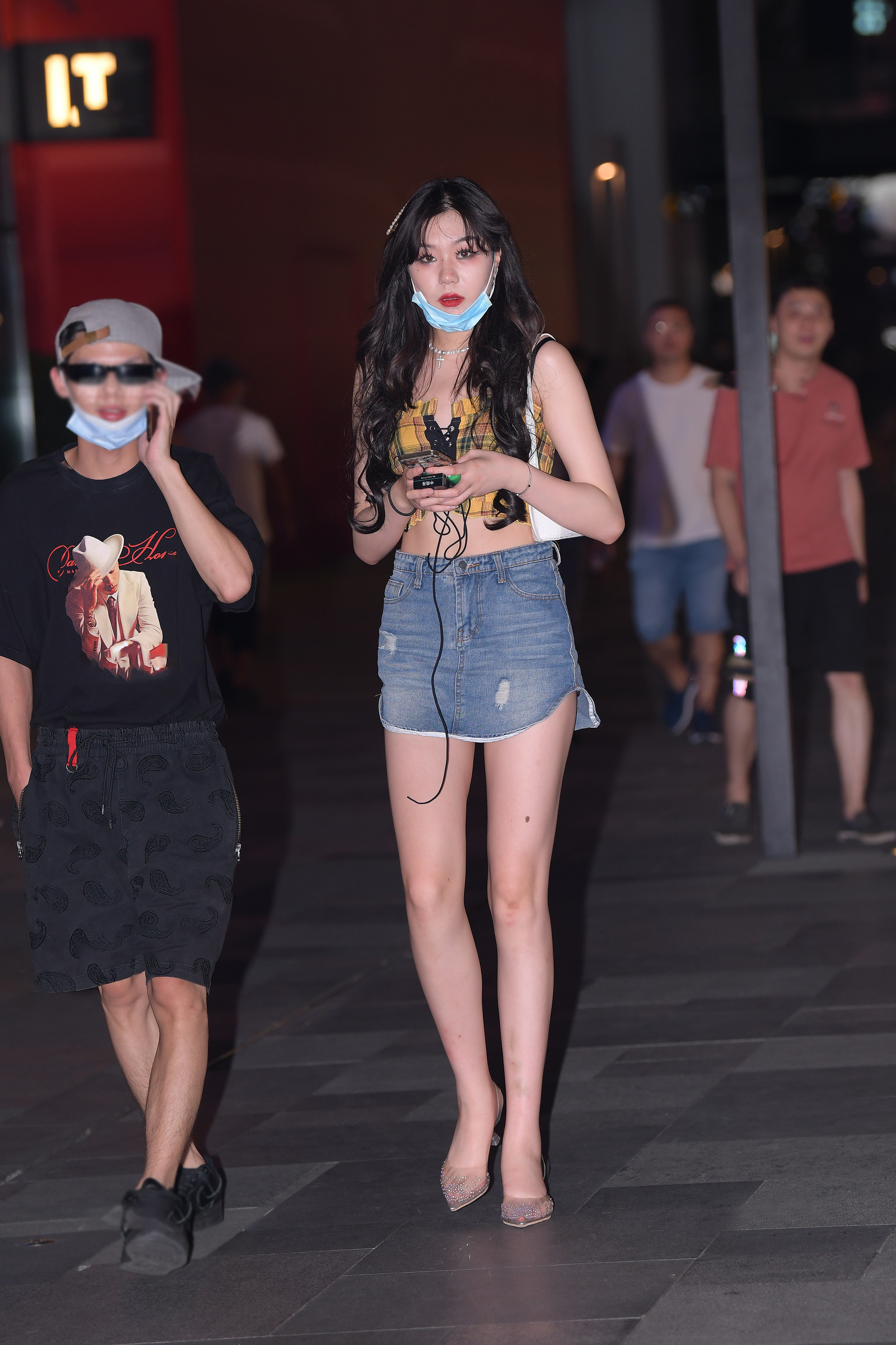  魔镜街拍,裙装,少妇,街拍,写真套图,蠢沫沫