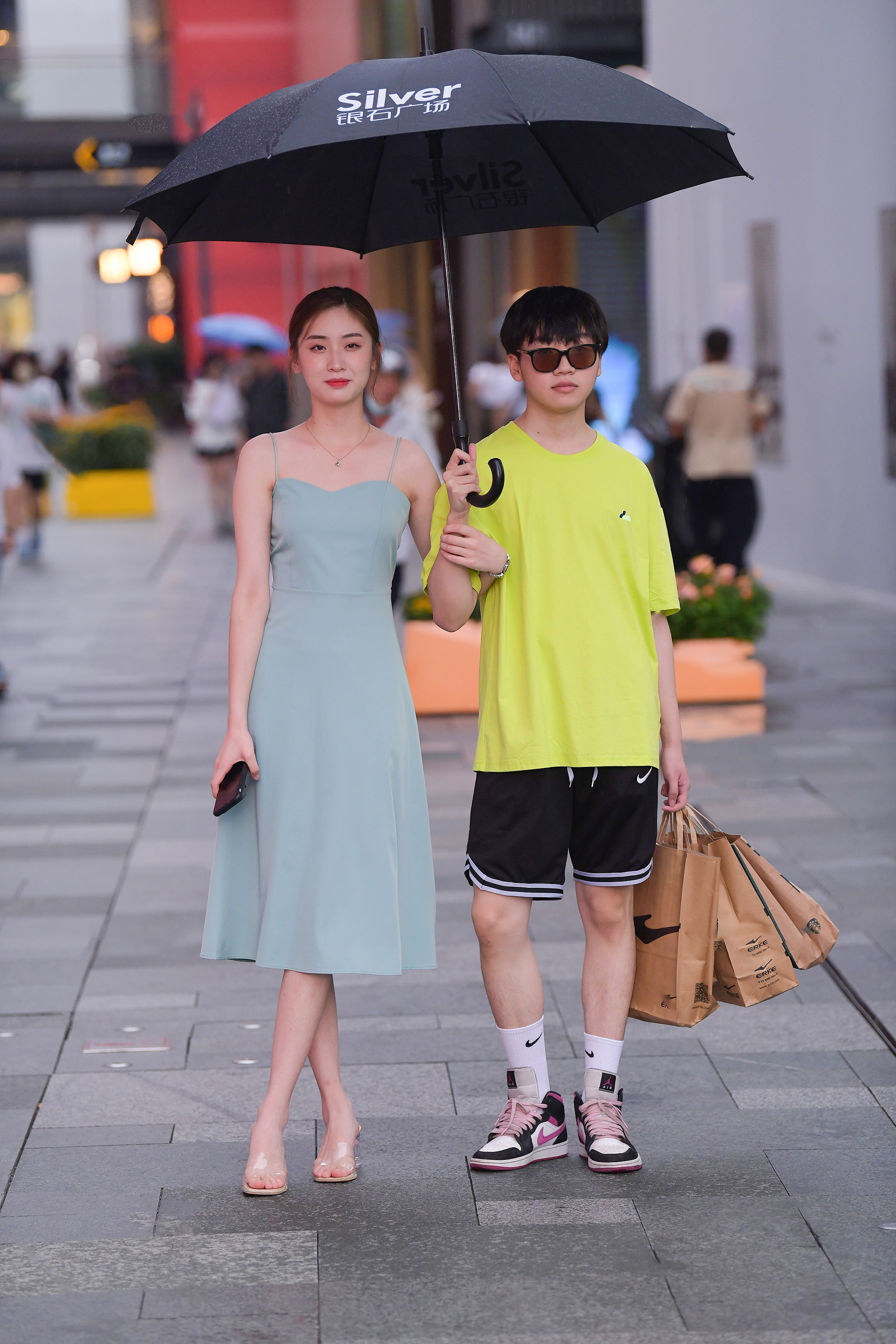  魔镜街拍,裙装,美女,街拍,写真套图,Ely_eee