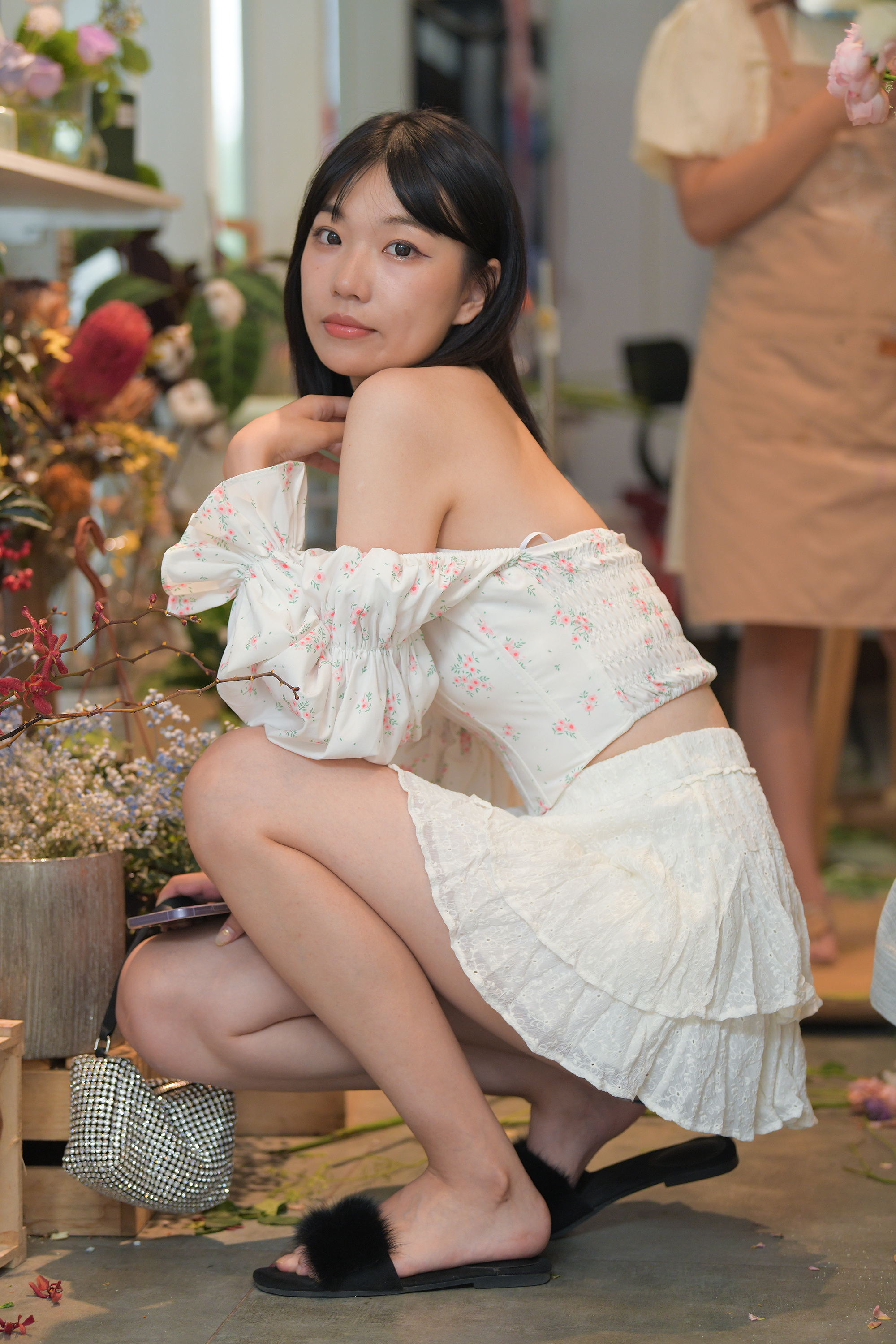 向秋 街拍鸭,魔镜街拍,裙装,少妇,街拍,写真套图,MISSLEG蜜丝