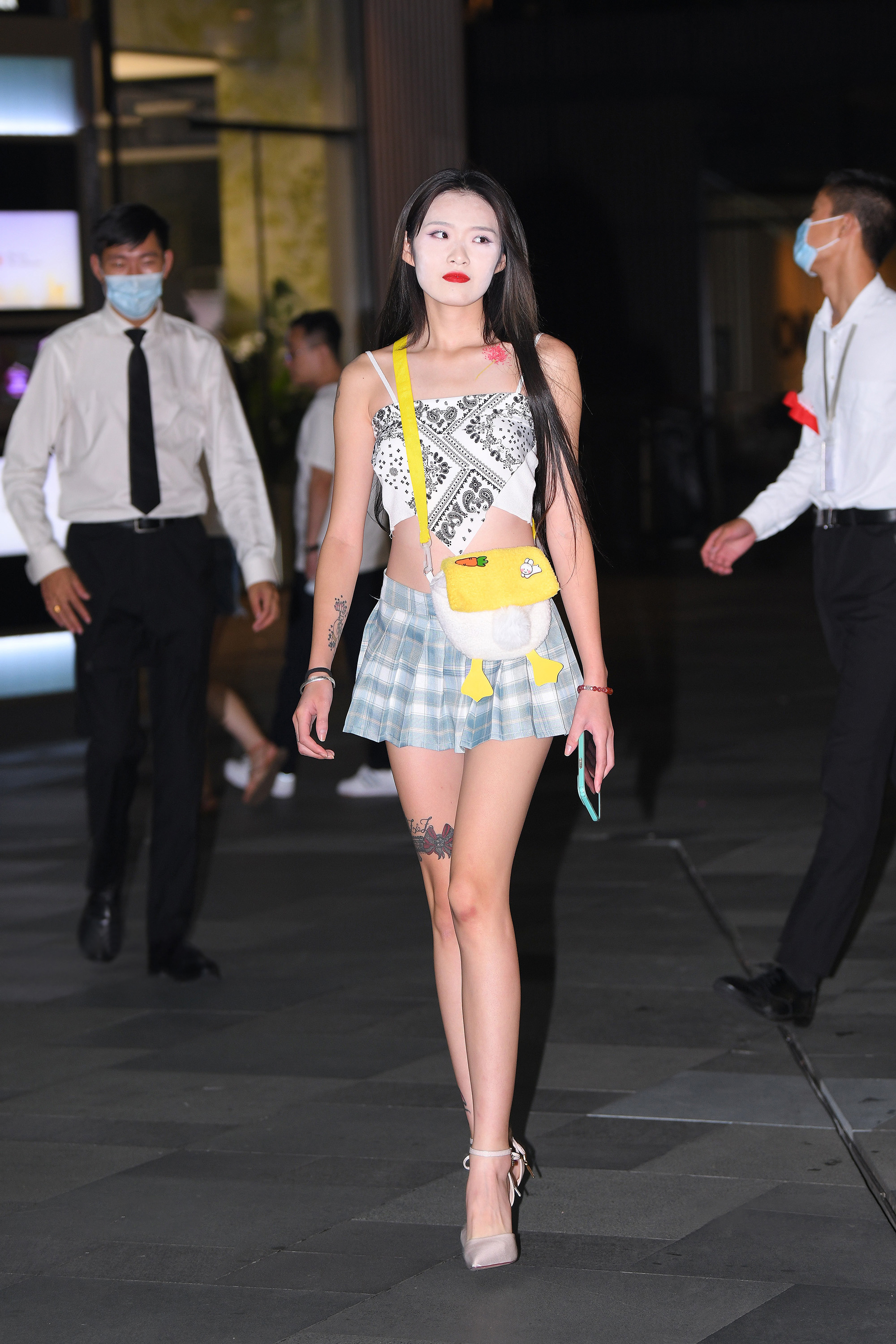 图片[13]-J3812 大长腿百褶裙美女-KHL.CC-快活林