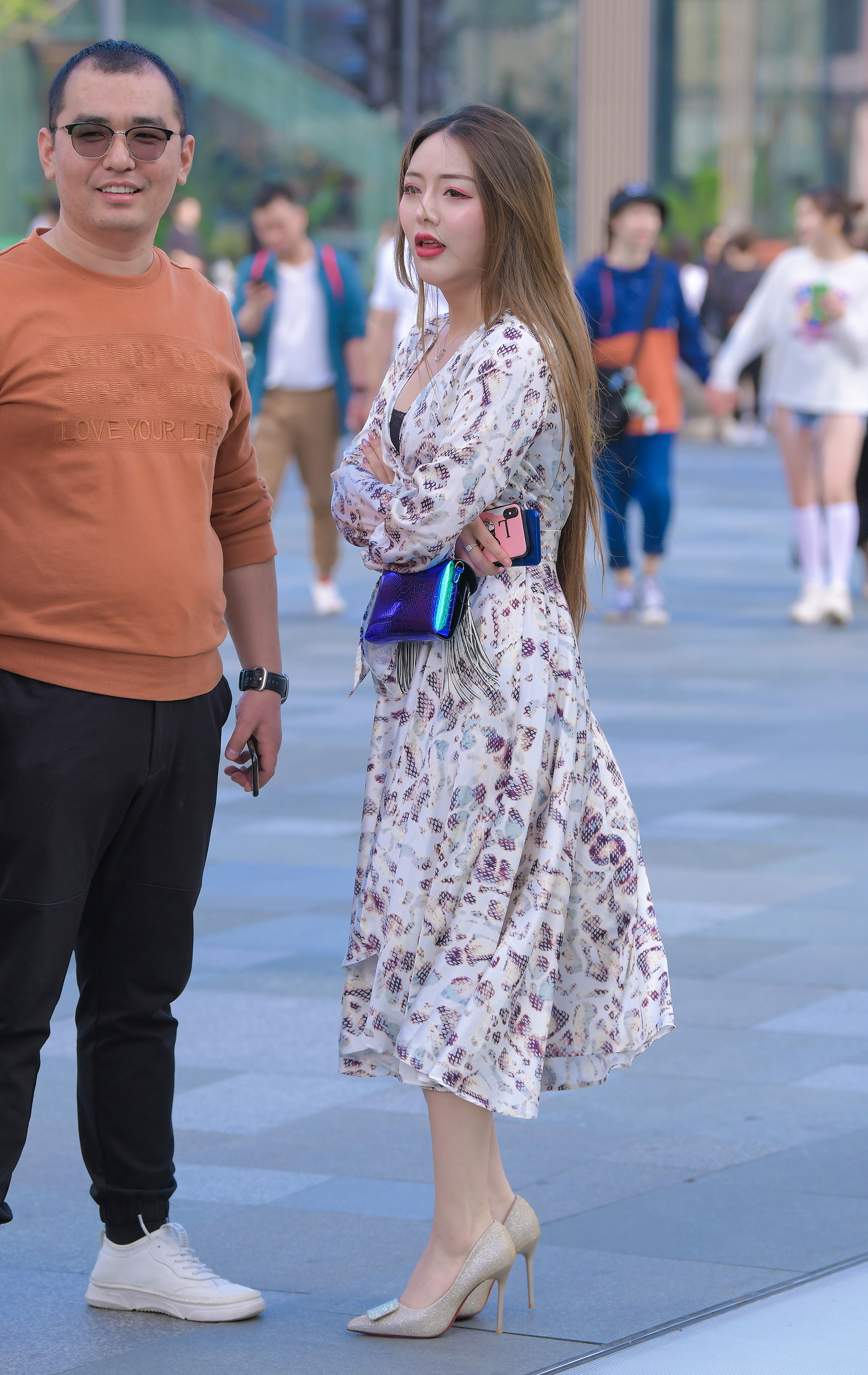  街拍鸭,魔镜街拍,裙装,美女,街拍,写真套图,FAIRY CLUB妖精社