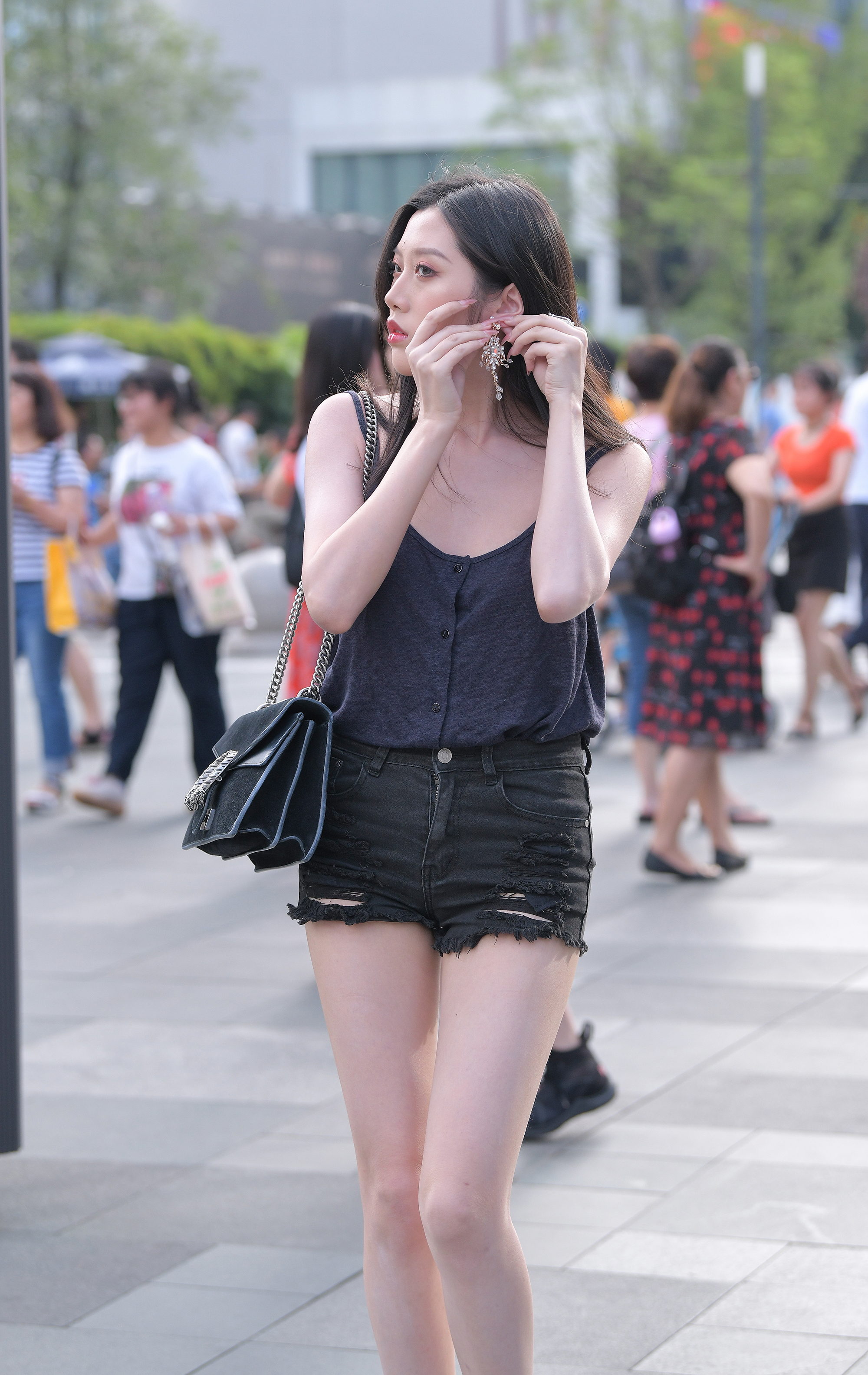  魔镜街拍,热裤,熟女,街拍,写真套图,五更百鬼