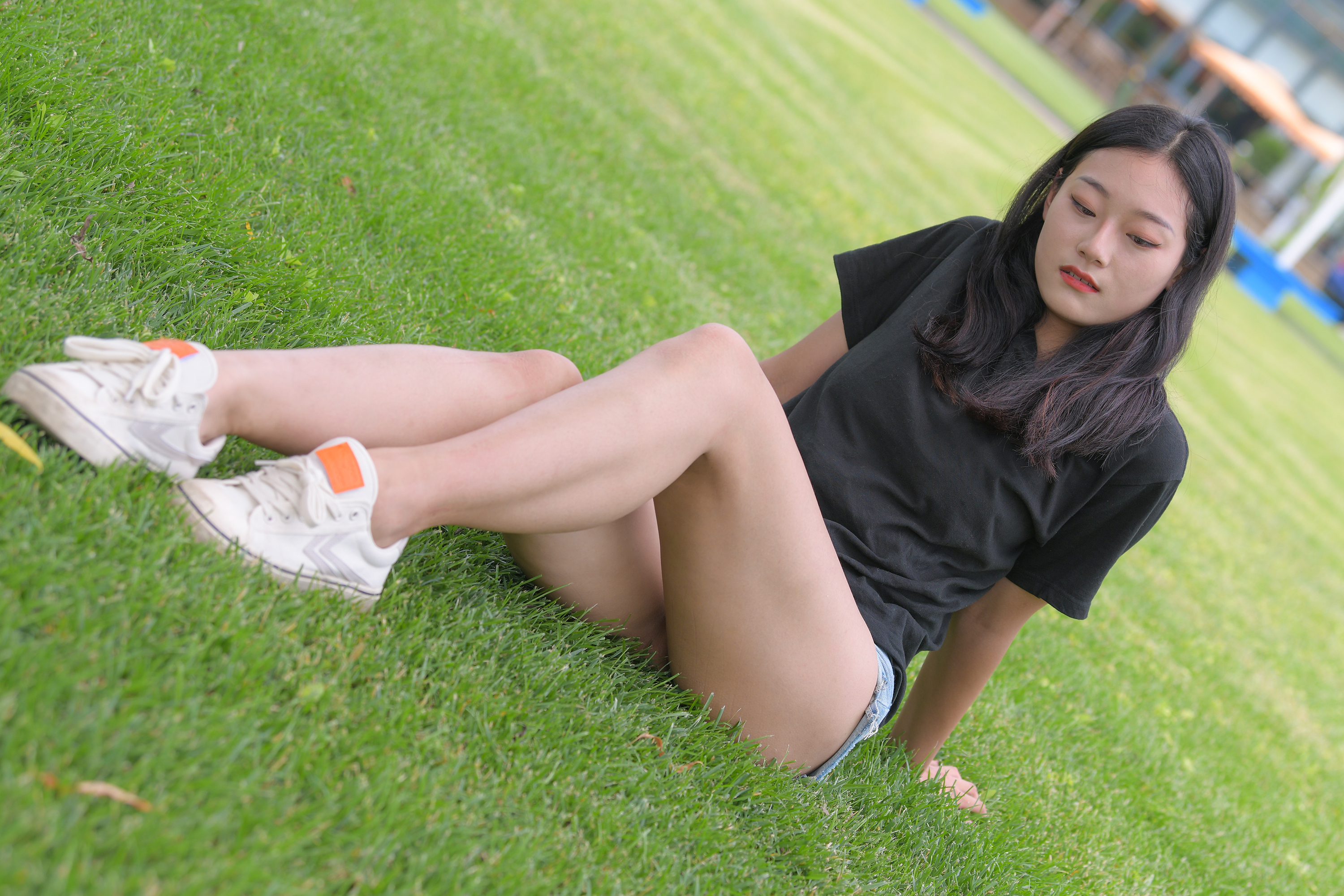  魔镜街拍,热裤,熟女,街拍,写真套图,甜予摄影