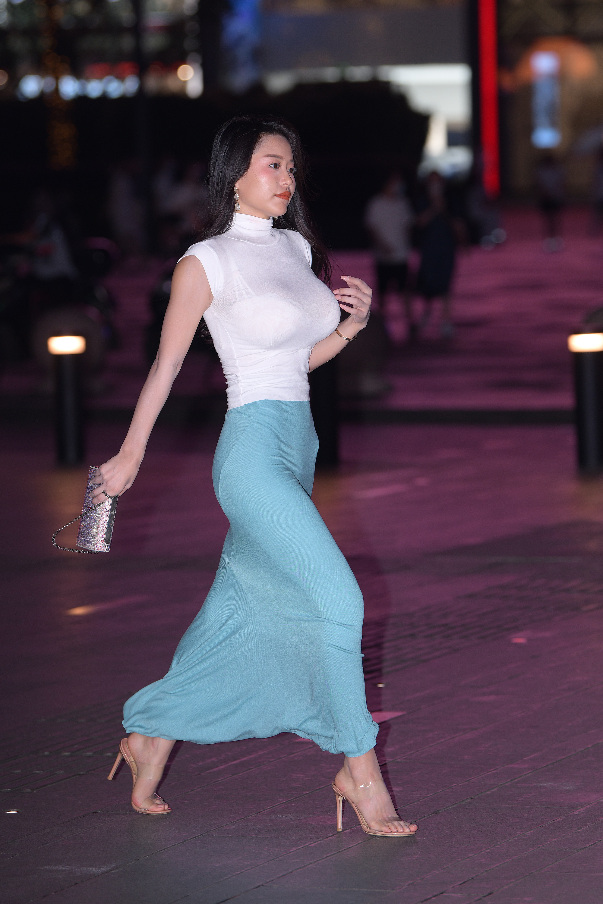  魔镜街拍,裙装,美女,街拍,写真套图,南宫