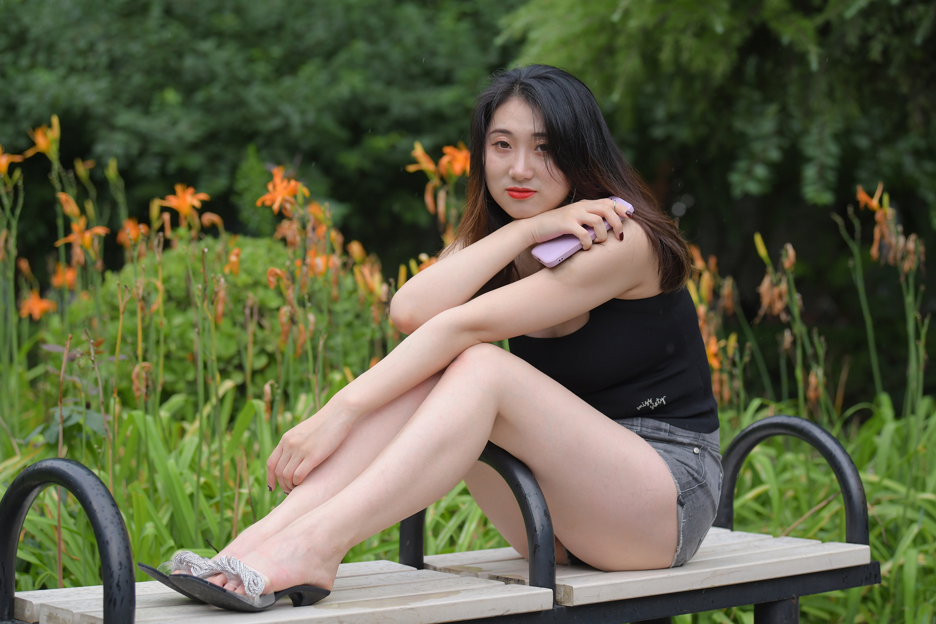  魔镜街拍,热裤,人妻,街拍,写真套图,是依酱呀