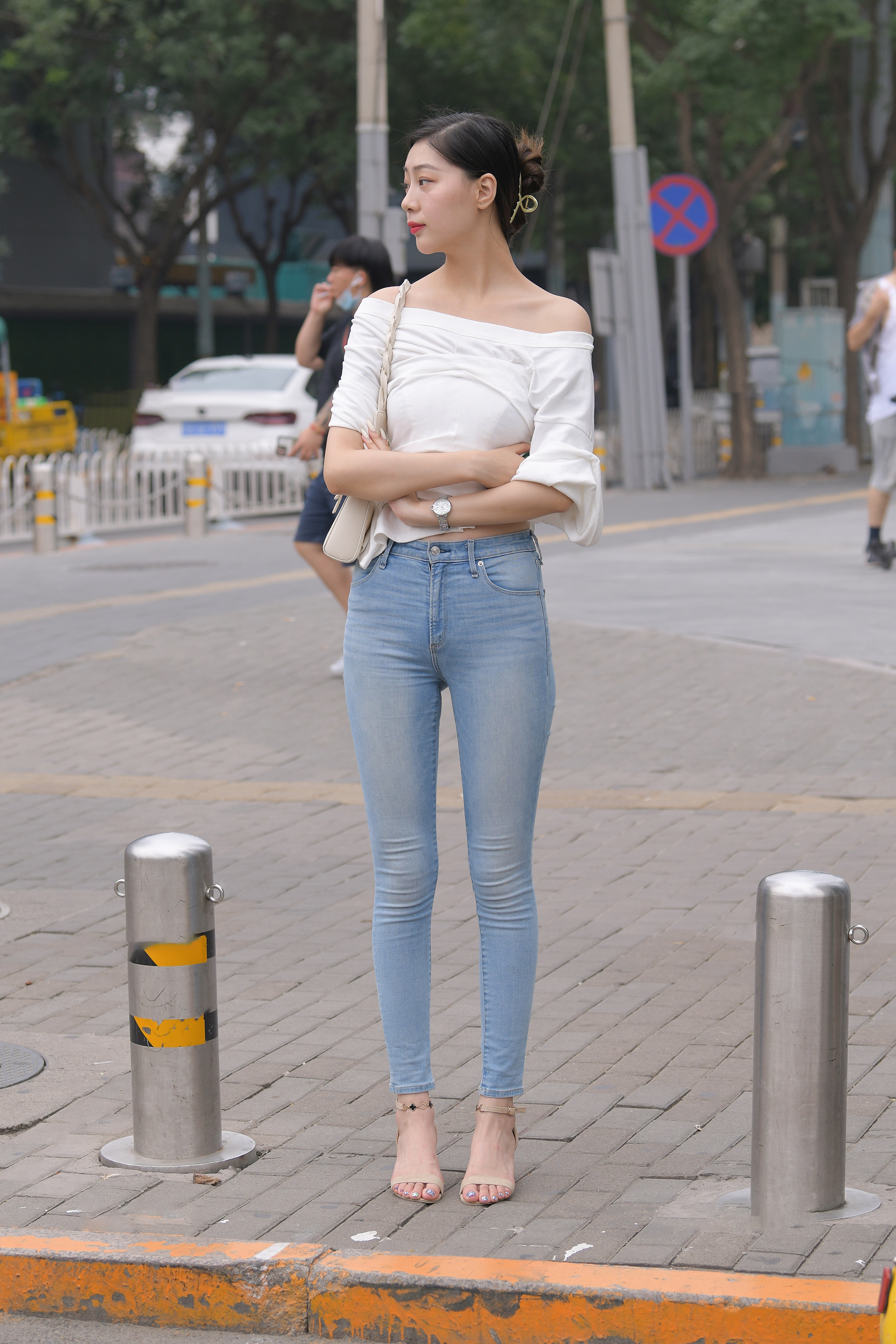  街拍鸭,魔镜街拍,,熟女,街拍,写真套图,二佐Nisa