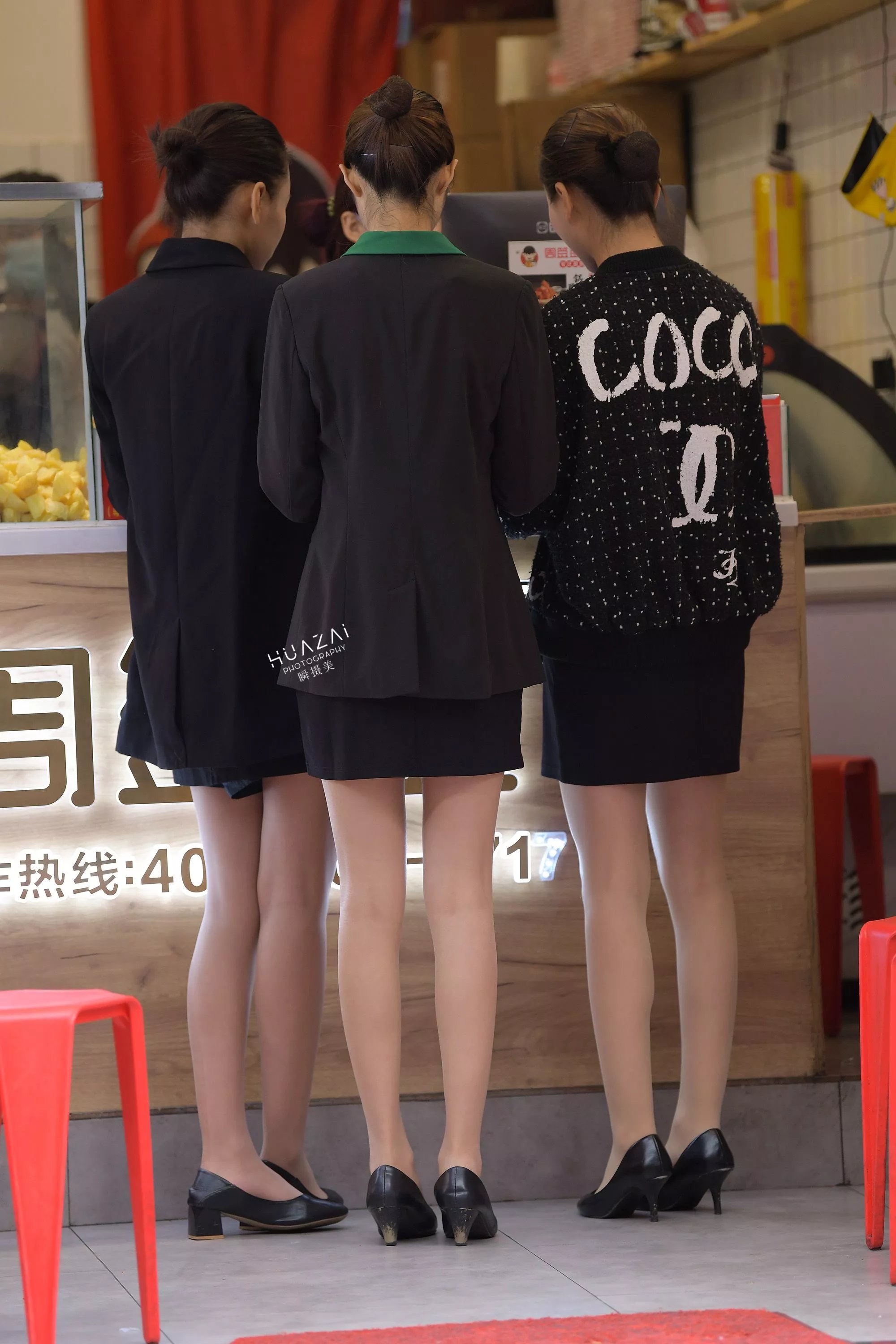  魔镜街拍,丝袜,裙装,少妇,街拍,写真套图,ROSI写真