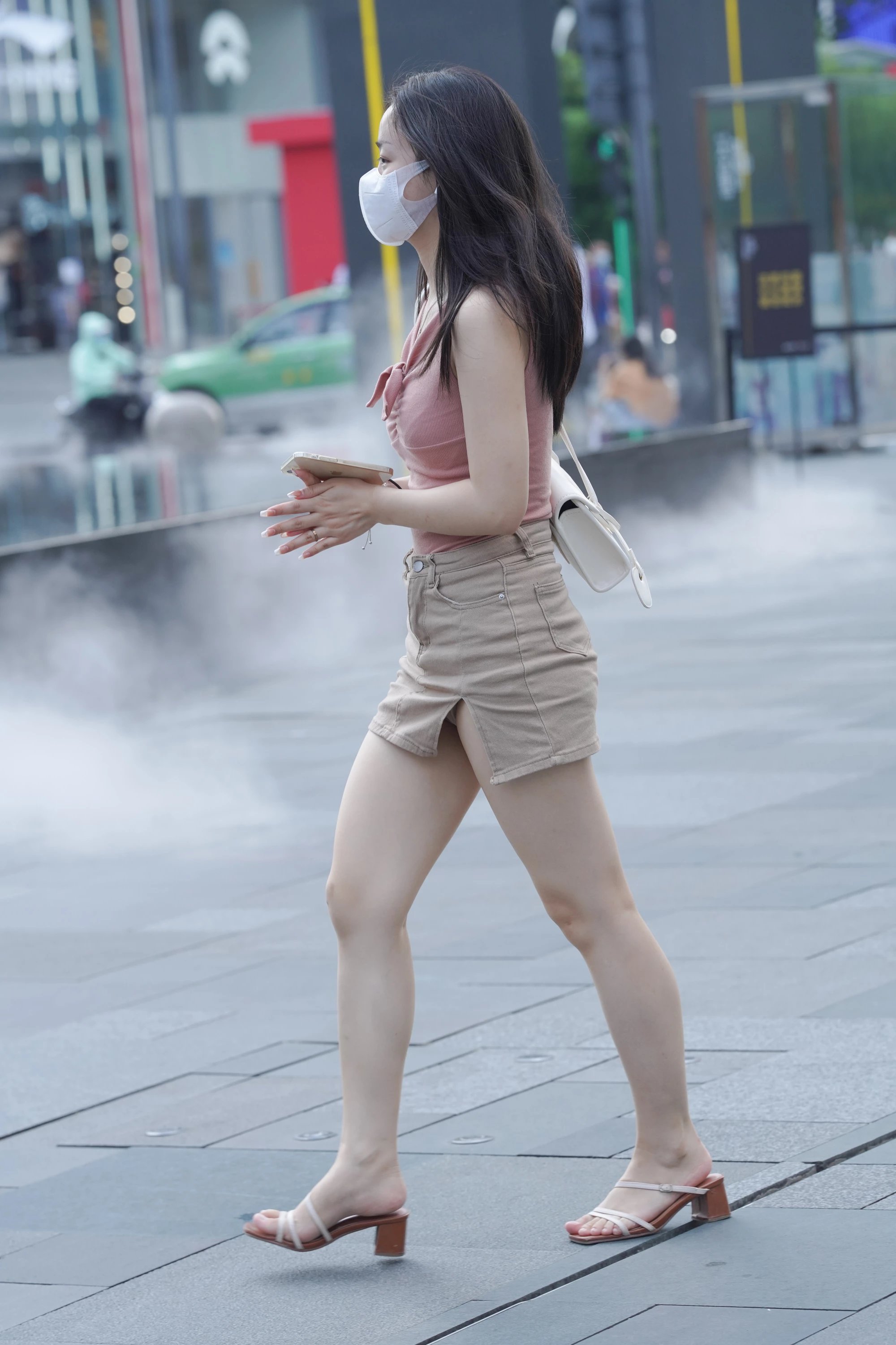  魔镜街拍,裙装,少妇,街拍,写真套图,XINGYAN星颜社