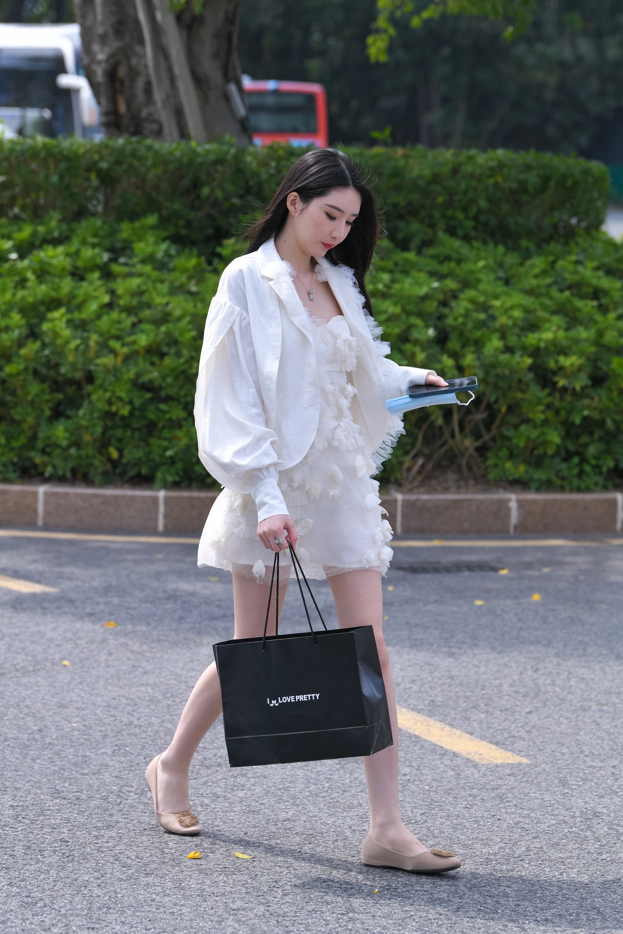  街拍鸭,魔镜街拍,裙装,熟女,街拍,写真套图,Limerence原创