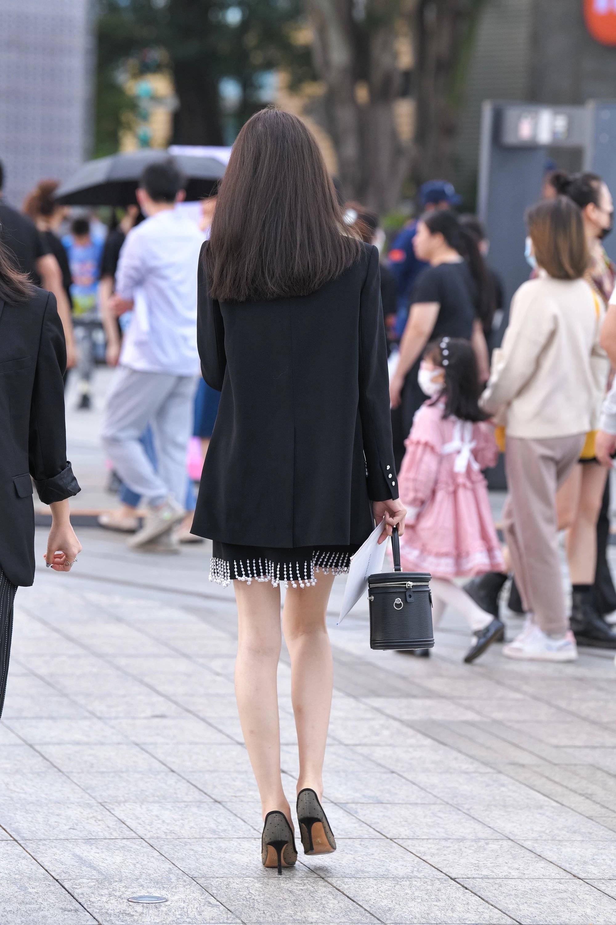  街拍鸭,魔镜街拍,裙装,少妇,街拍,写真套图,FAIRY CLUB妖精社