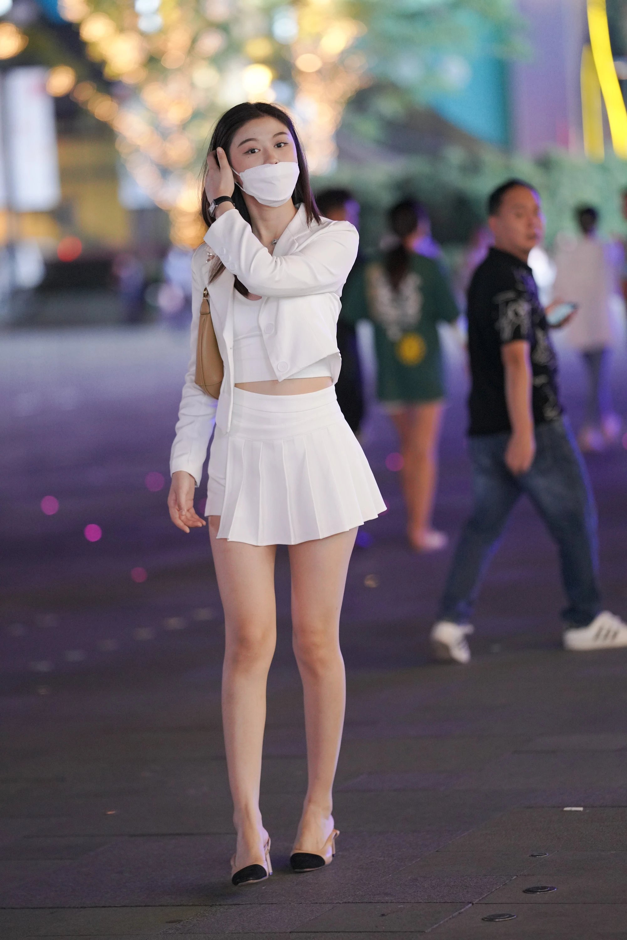  魔镜街拍,裙装,美女,街拍,写真套图,大生模拍