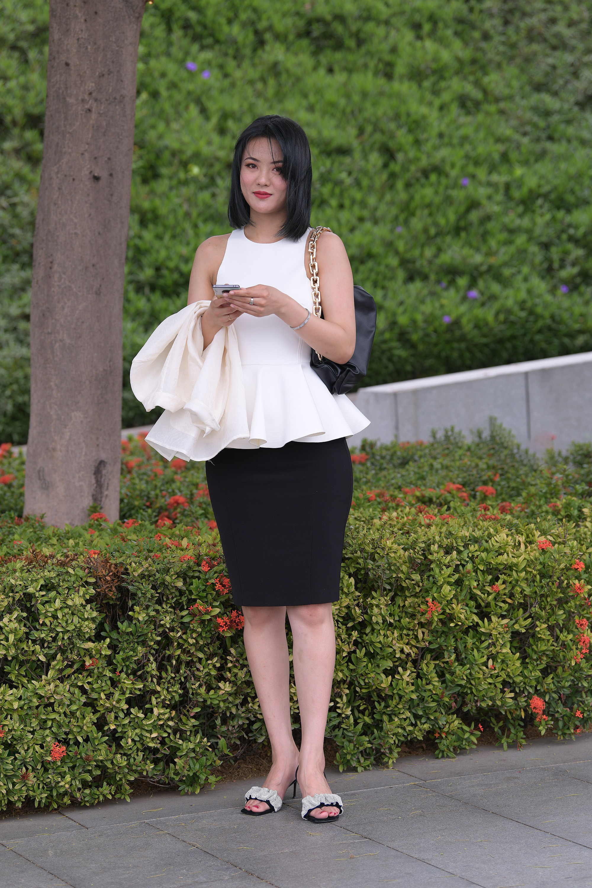  魔镜街拍,裙装,人妻,街拍,写真套图,陆卿卿kyokyo