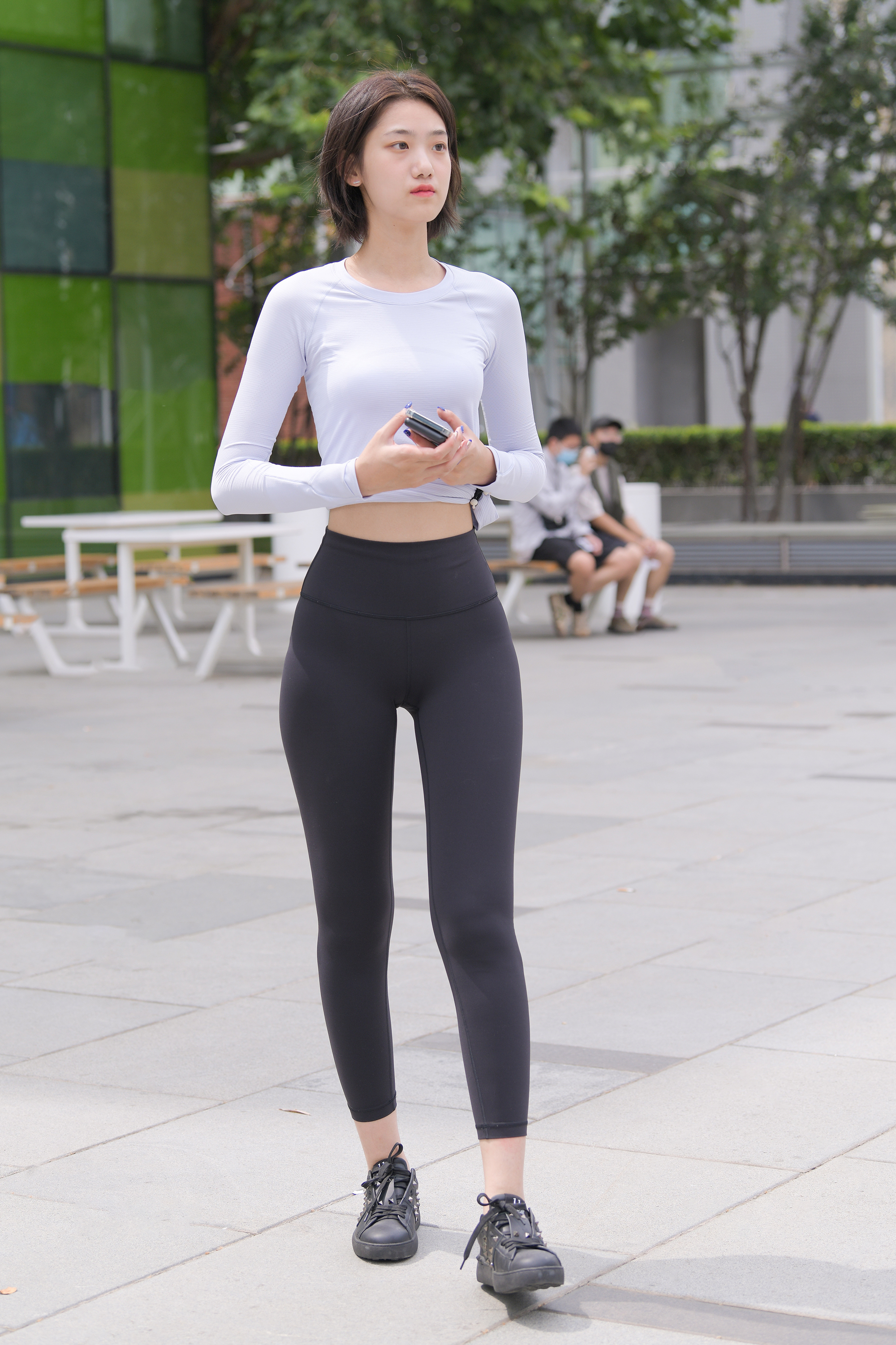  魔镜街拍,紧身裤,少妇,街拍,写真套图,G44不会受伤