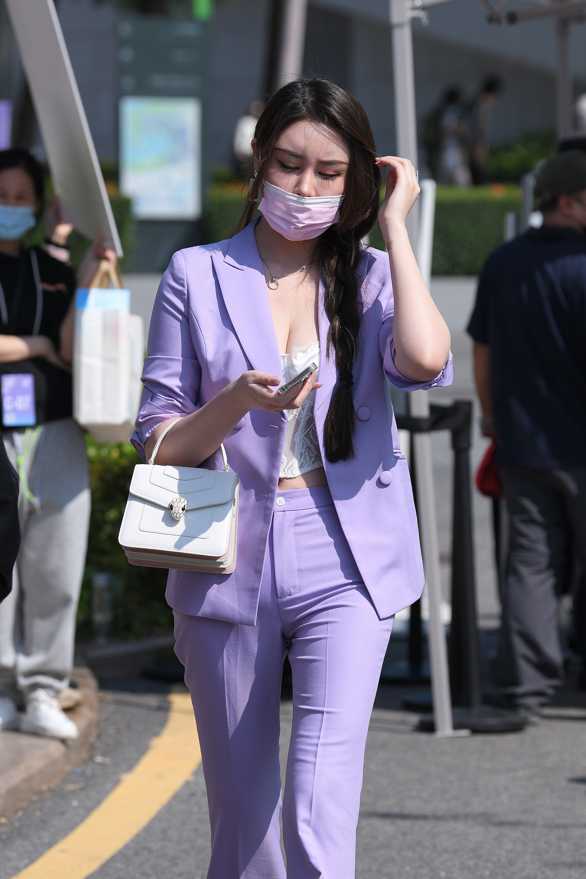  街拍鸭,魔镜街拍,裙装,小姐姐,街拍,写真套图,果咩酱w