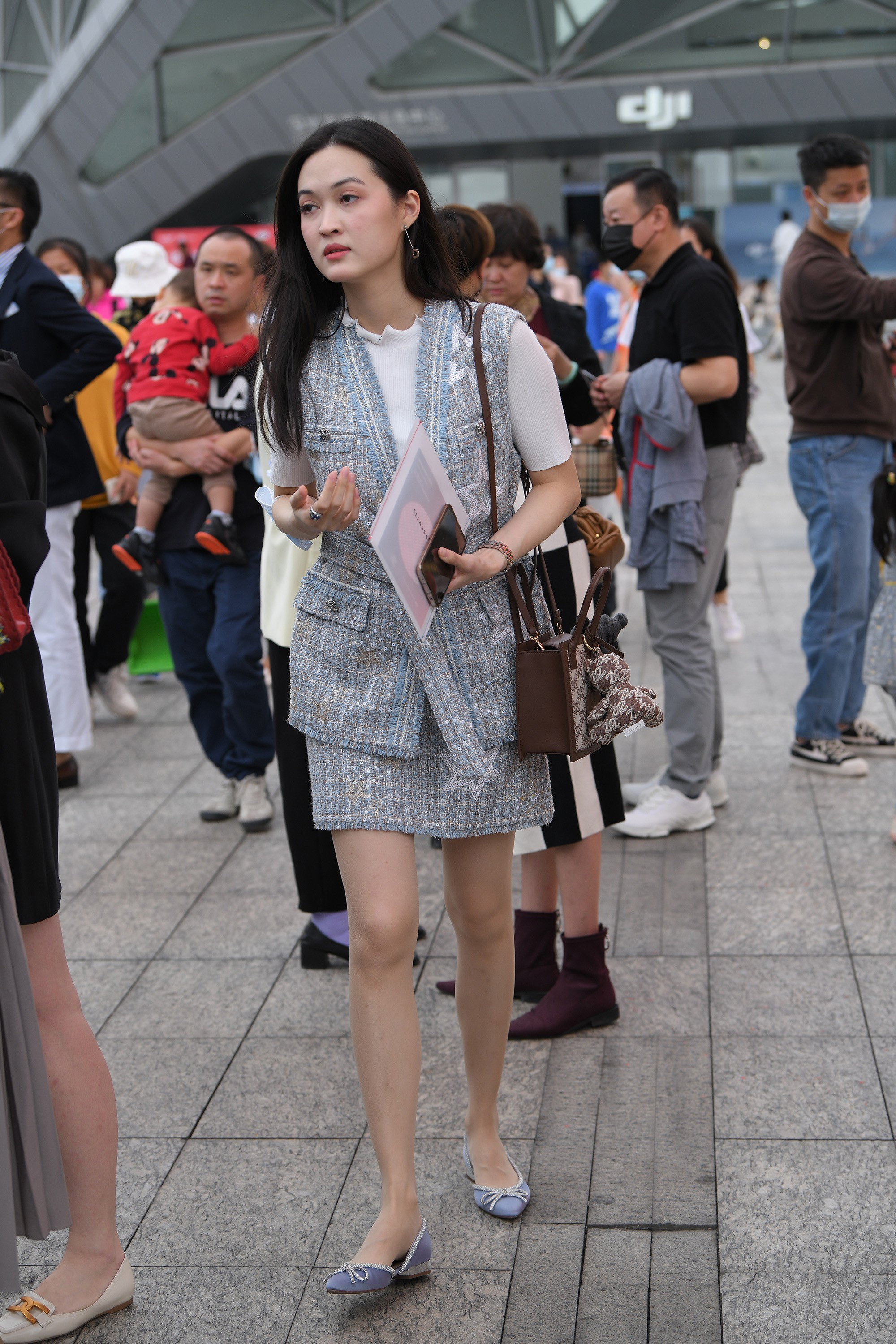  魔镜街拍,丝袜,裙装,小姐姐,街拍,写真套图,中山原创