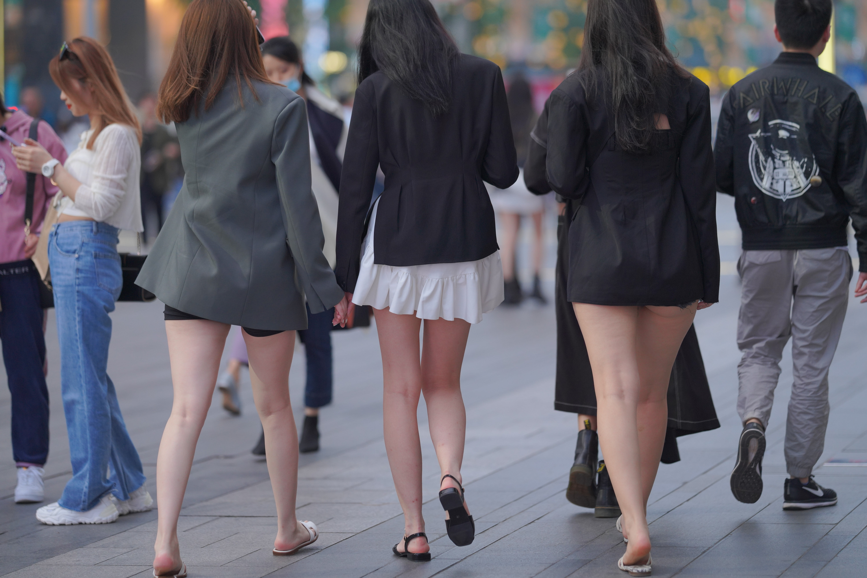  魔镜街拍,裙装,美女,街拍,写真套图,MussGirl慕丝女郎