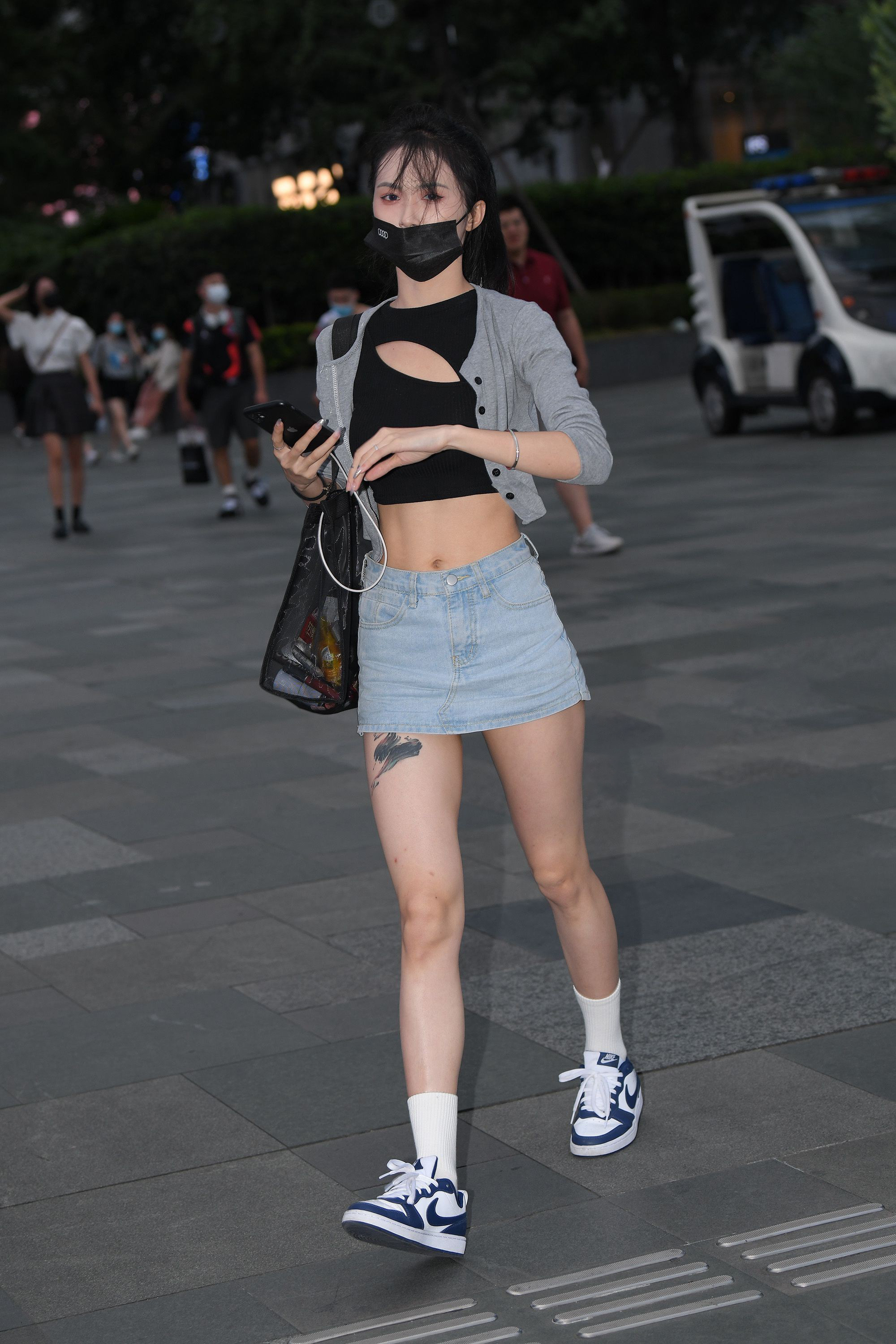  魔镜街拍,热裤,少妇,街拍,写真套图,Beautyleg腿模