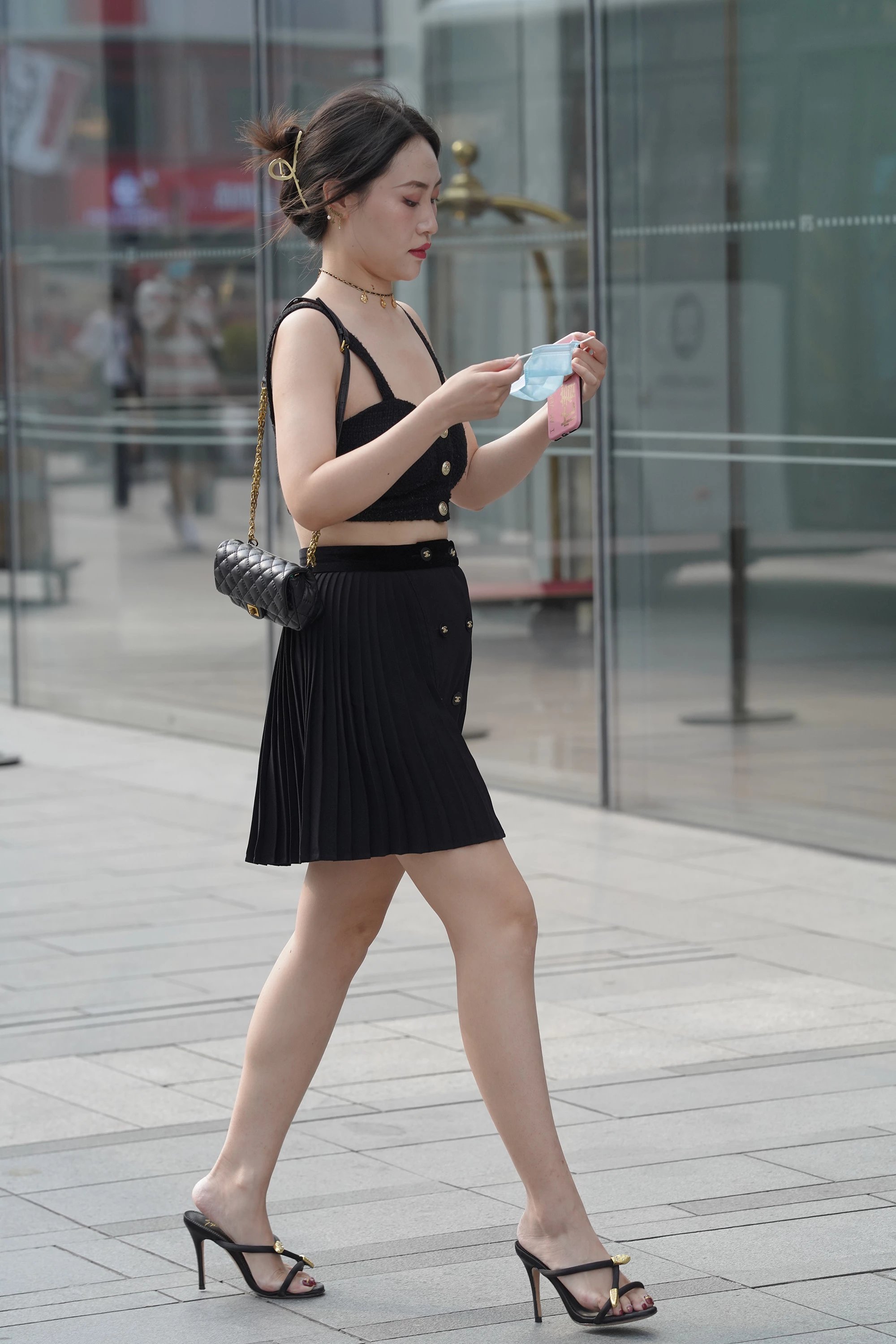  魔镜街拍,裙装,美女,街拍,写真套图,黑龙贯通