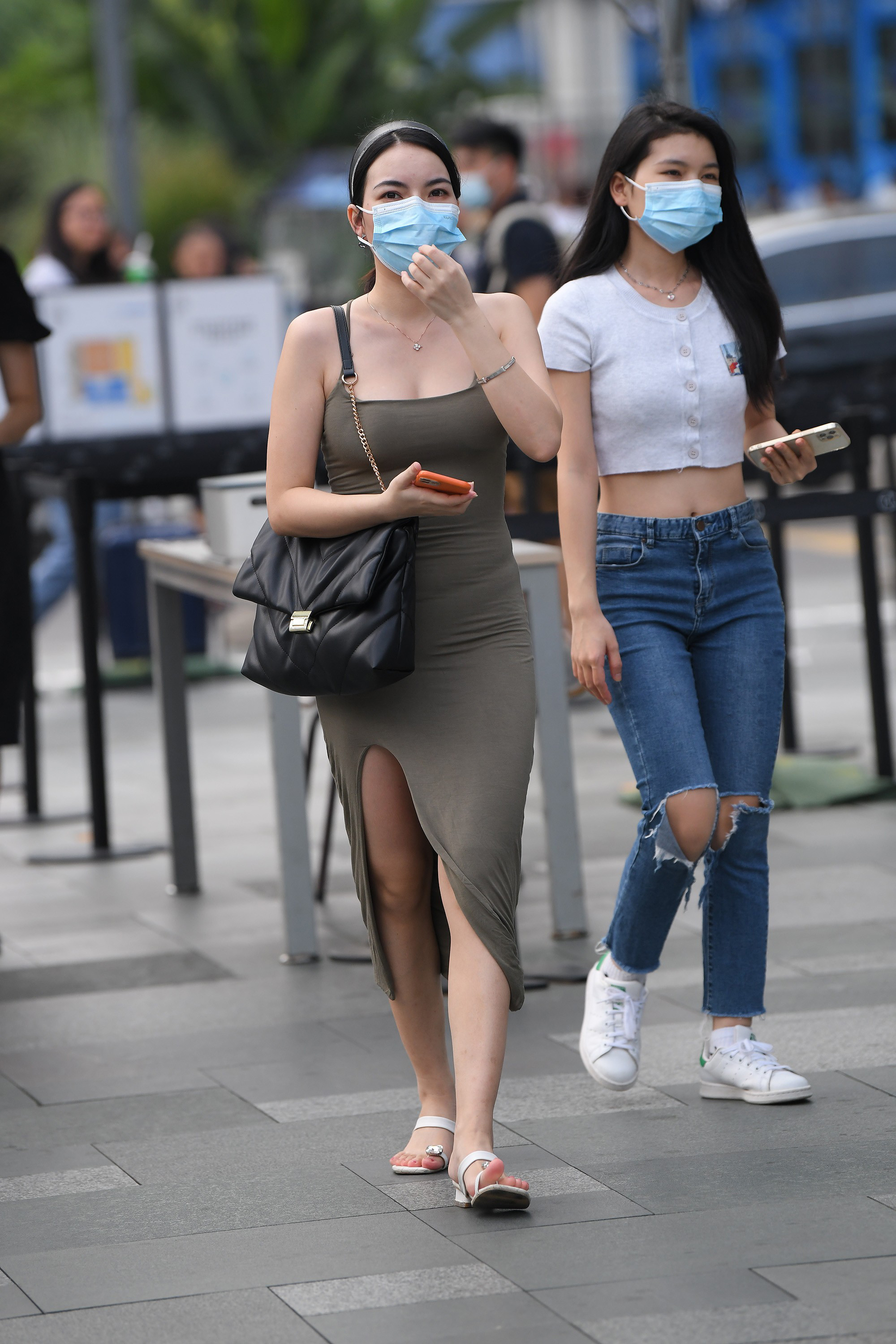  魔镜街拍,裙装,人妻,街拍,写真套图,萌甜物语