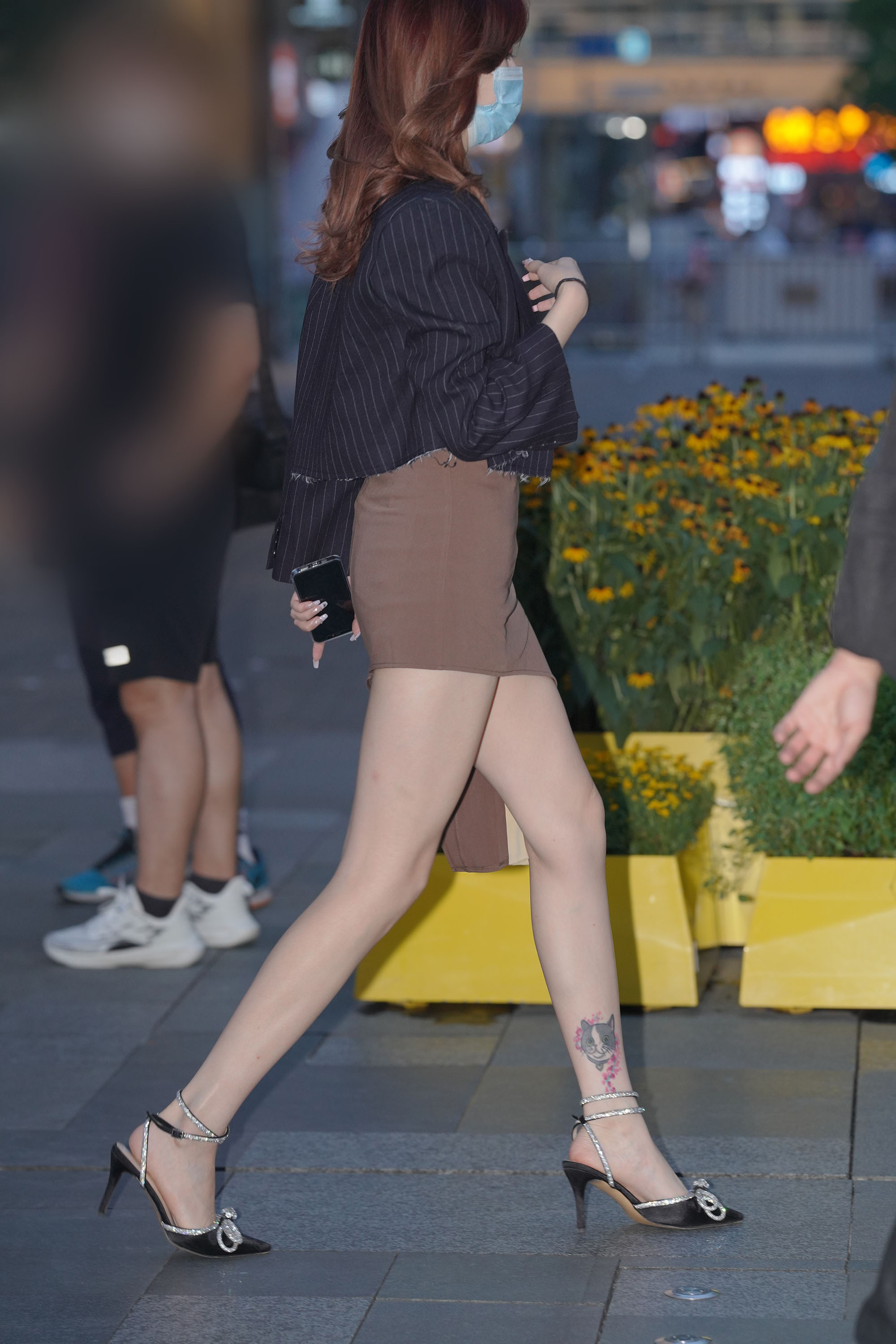  魔镜街拍,裙装,熟女,街拍,写真套图,陆卿卿kyokyo