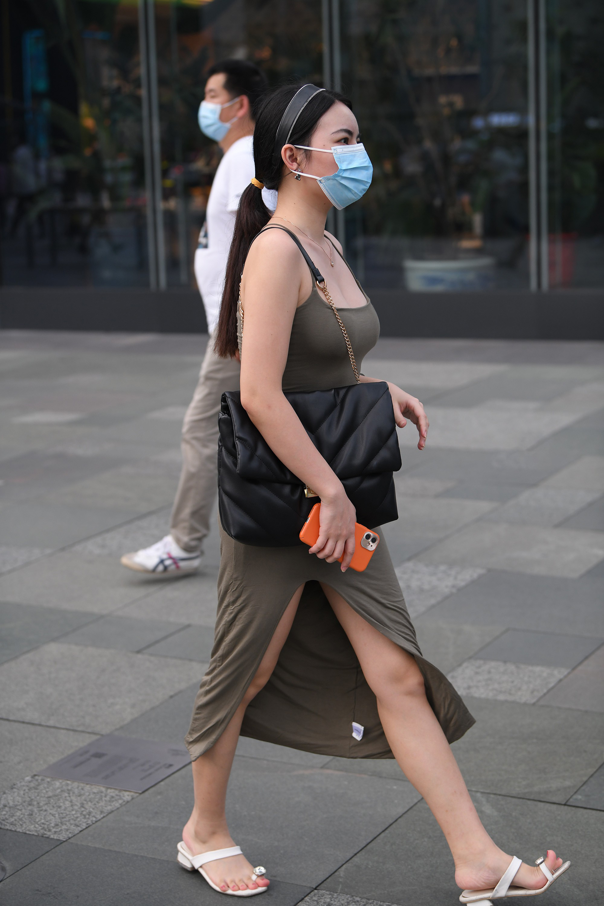  魔镜街拍,裙装,熟女,街拍,写真套图,这个泡泡就是逊啦