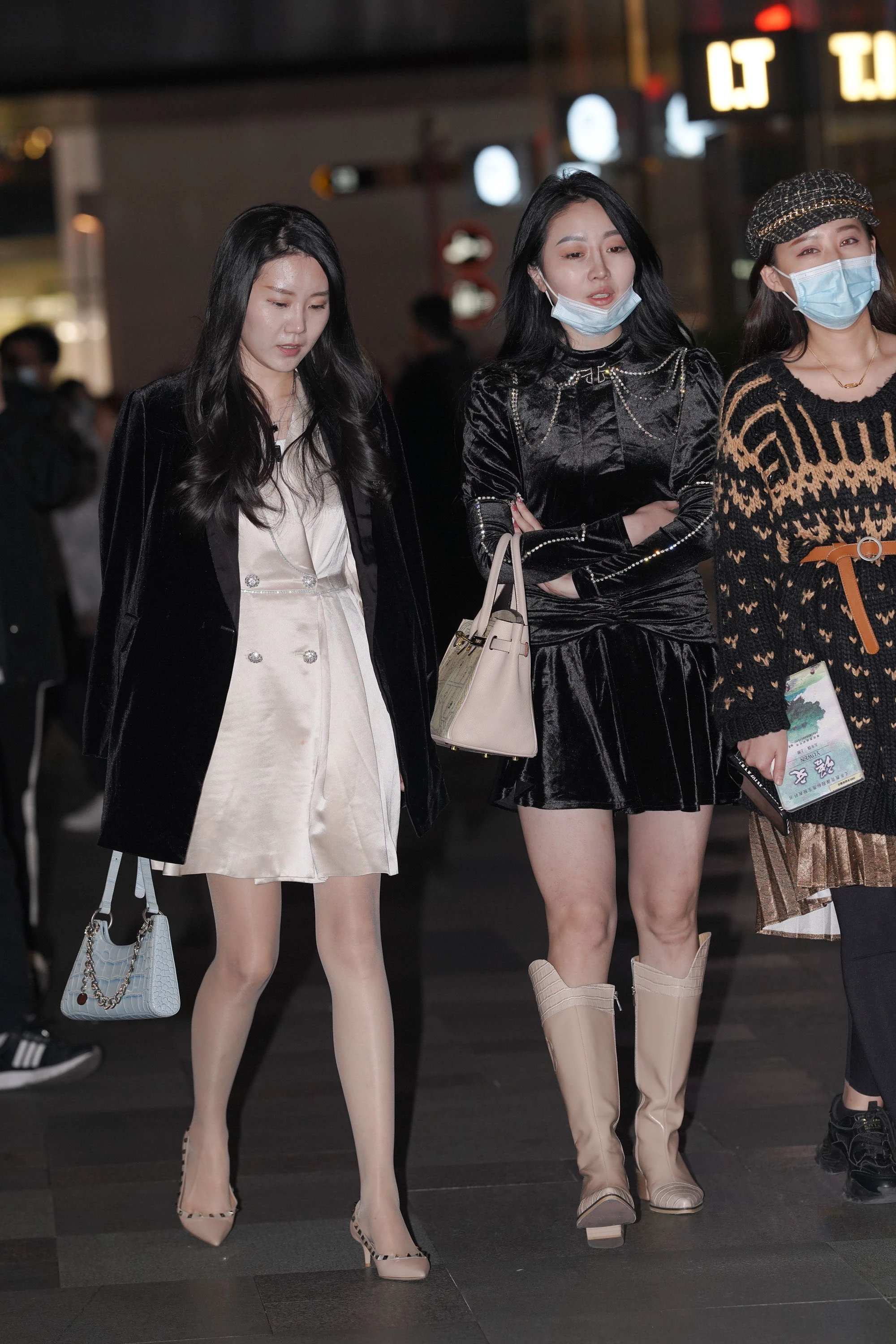  街拍鸭,魔镜街拍,丝袜,裙装,熟女,街拍,写真套图,IMiss爱蜜社