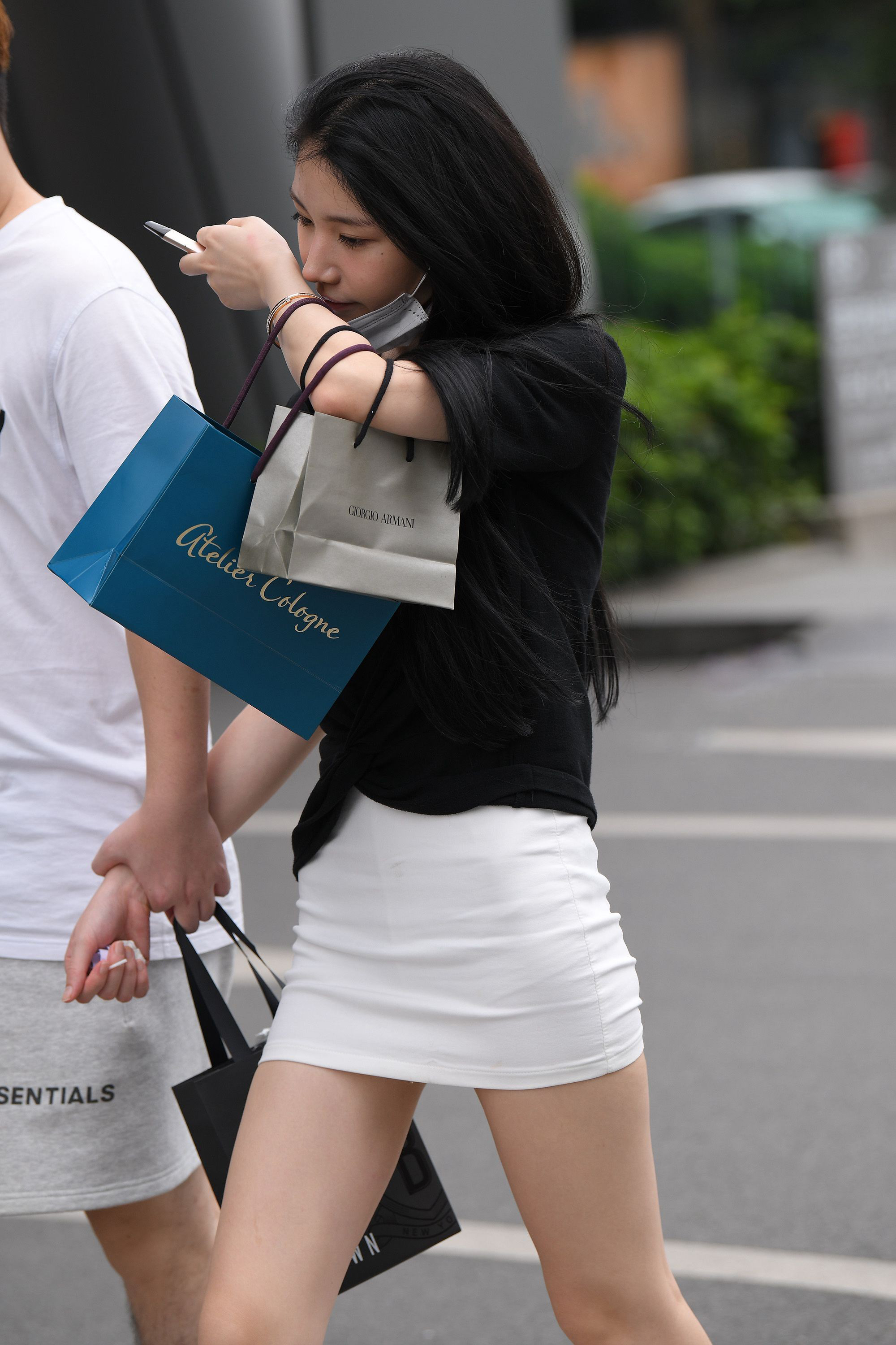  魔镜街拍,裙装,美女,街拍,写真套图,轻兰映画