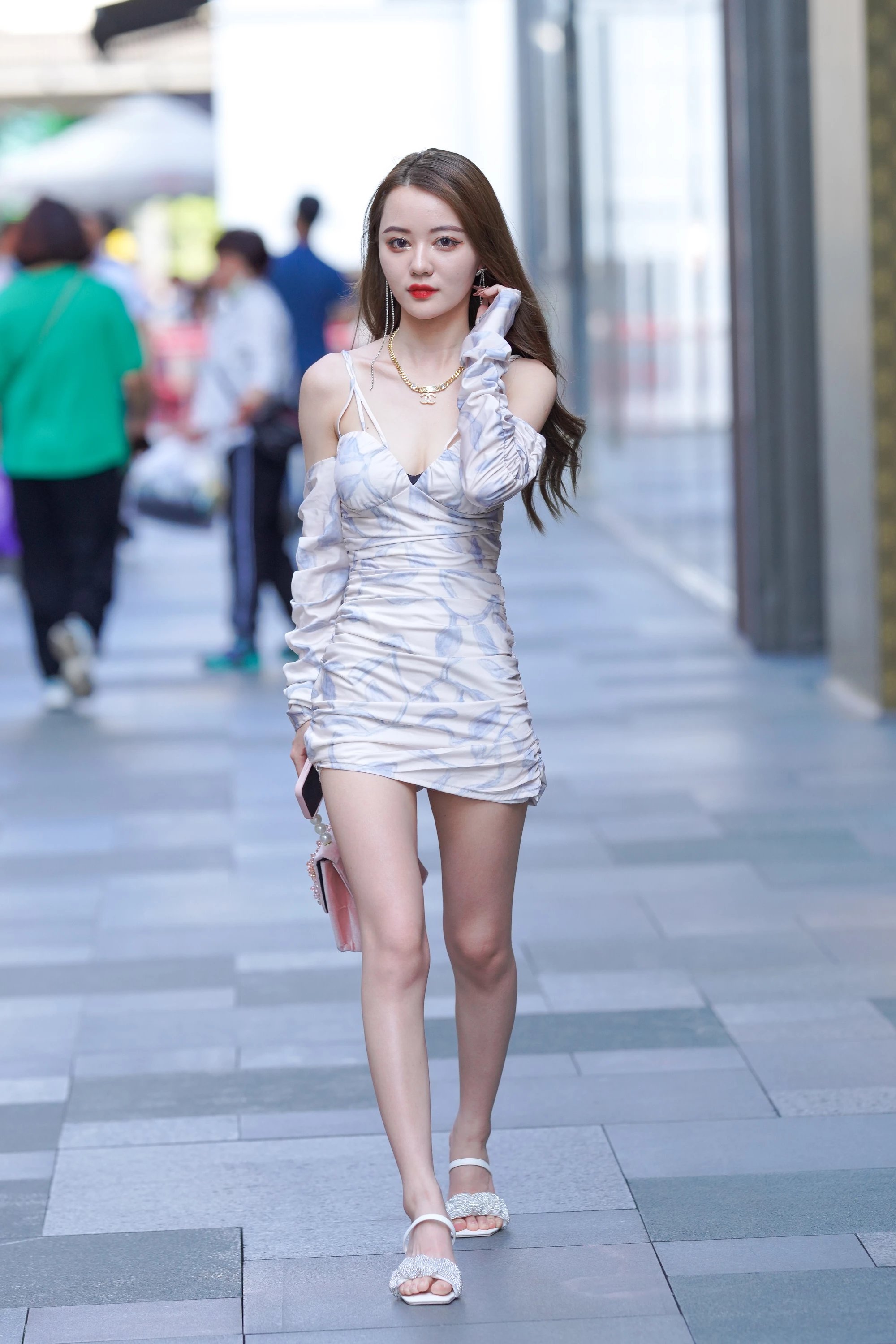  魔镜街拍,裙装,小姐姐,街拍,写真套图,奈丝写真