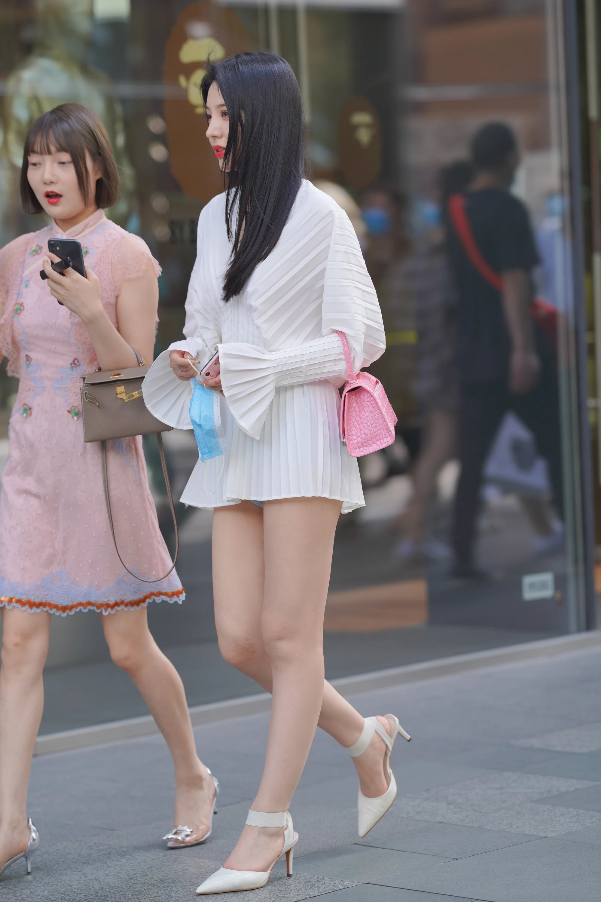  魔镜街拍,裙装,小姐姐,街拍,写真套图,二佐Nisa