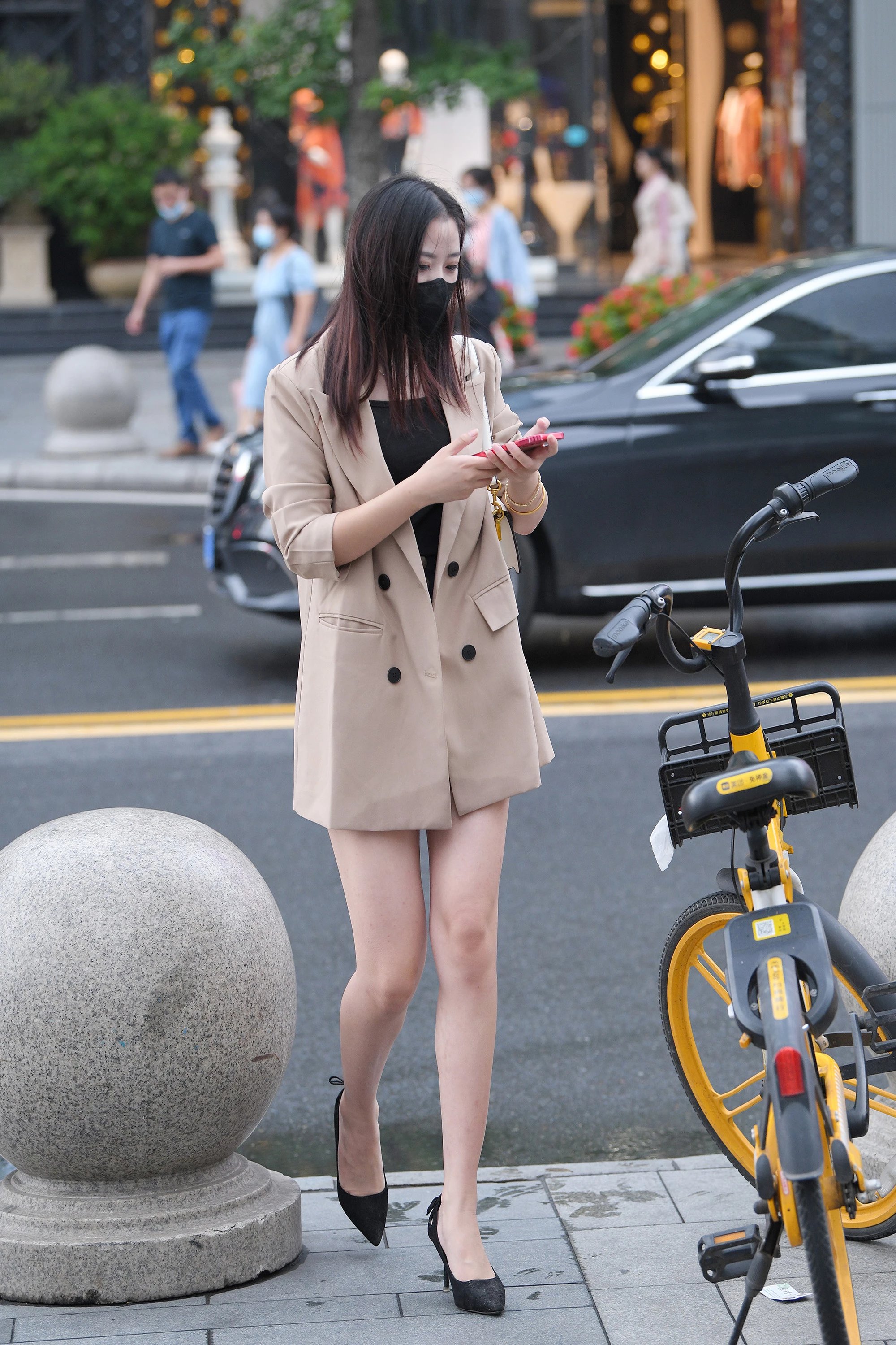  魔镜街拍,,人妻,街拍,写真套图,桃良阿宅