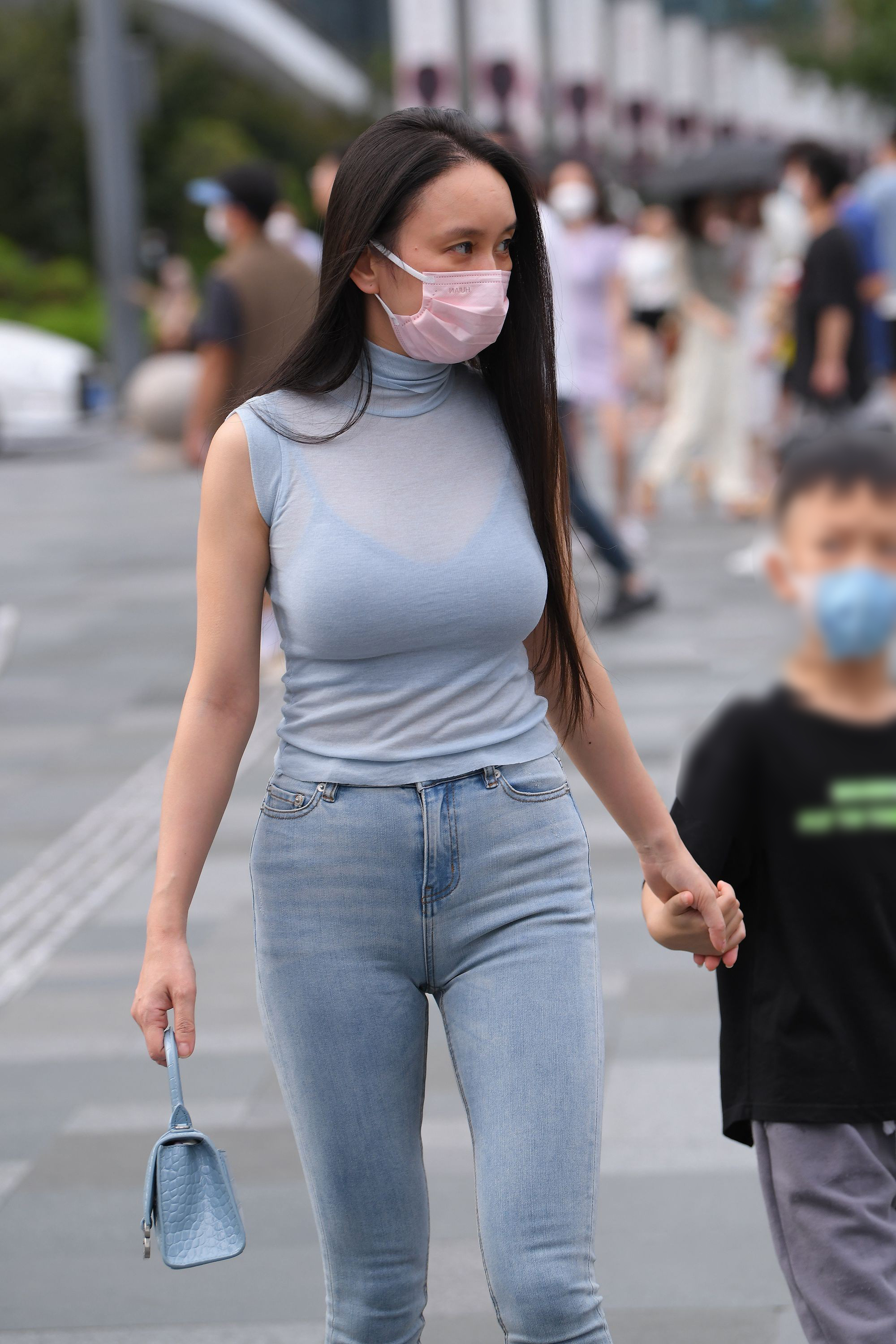  街拍鸭,魔镜街拍,,少妇,街拍,写真套图,椎名莜