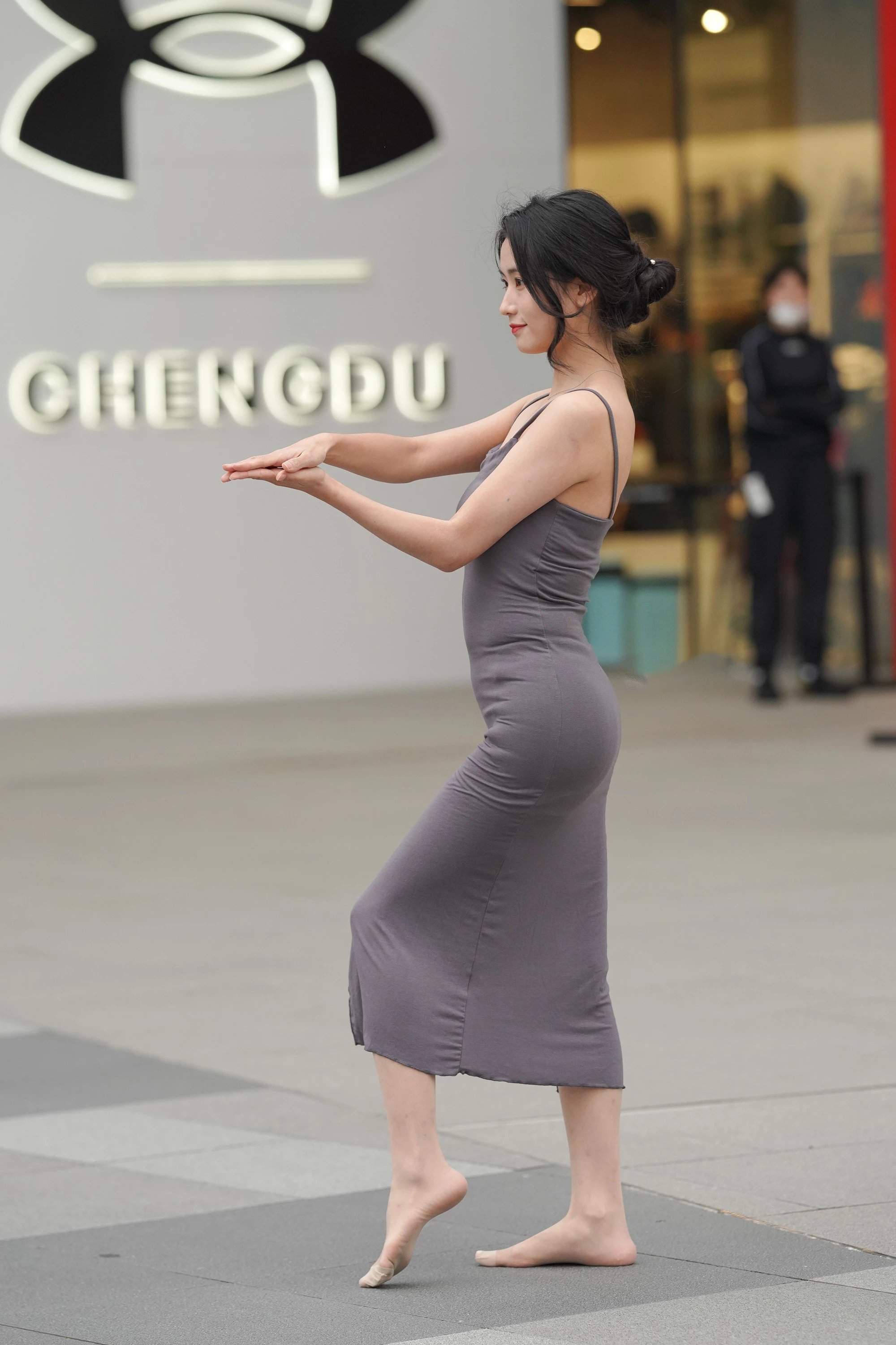  魔镜街拍,丝袜,裙装,美女,街拍,写真套图,西瓜