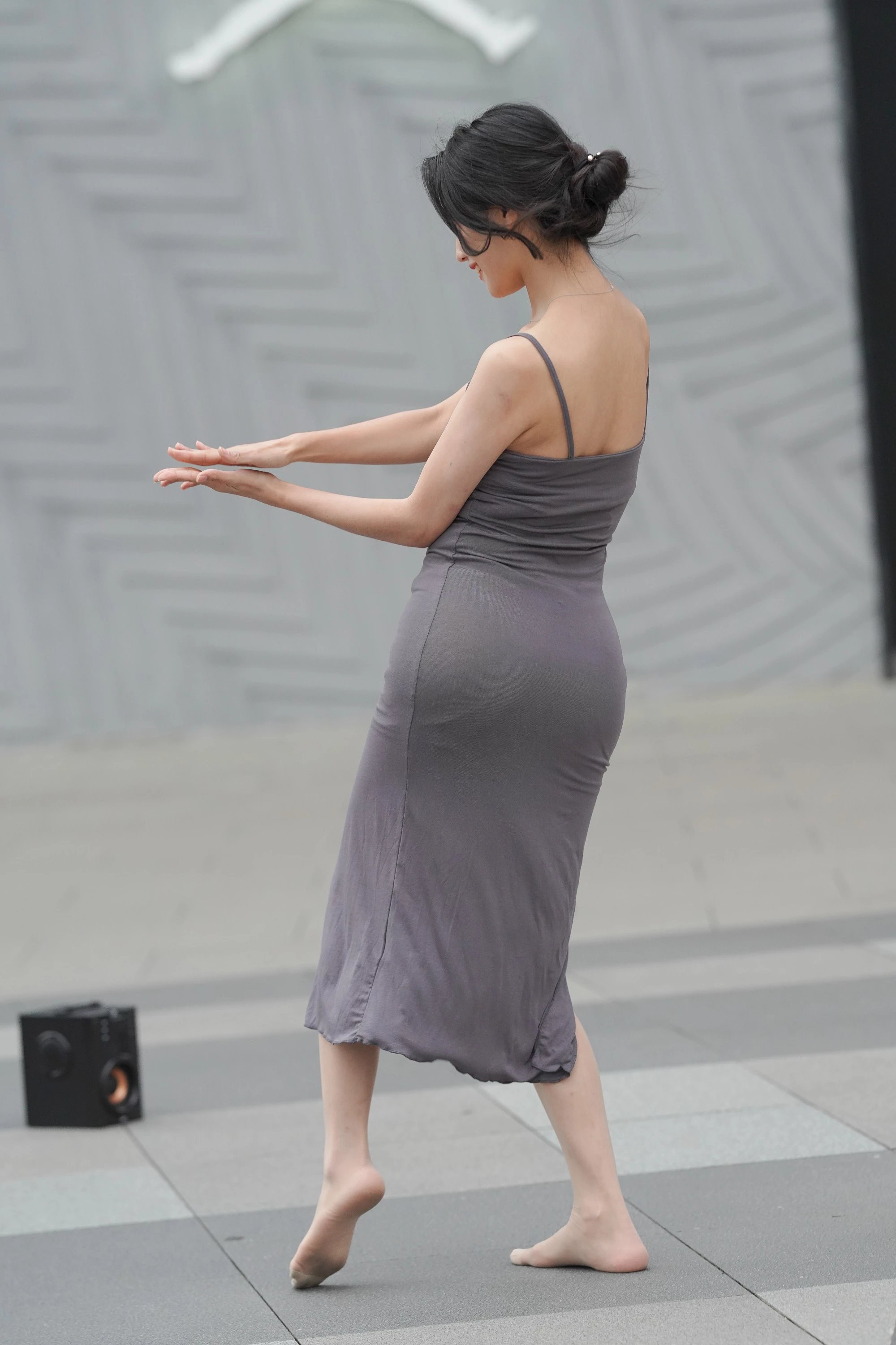  魔镜街拍,丝袜,裙装,熟女,街拍,写真套图,Yoko宅夏