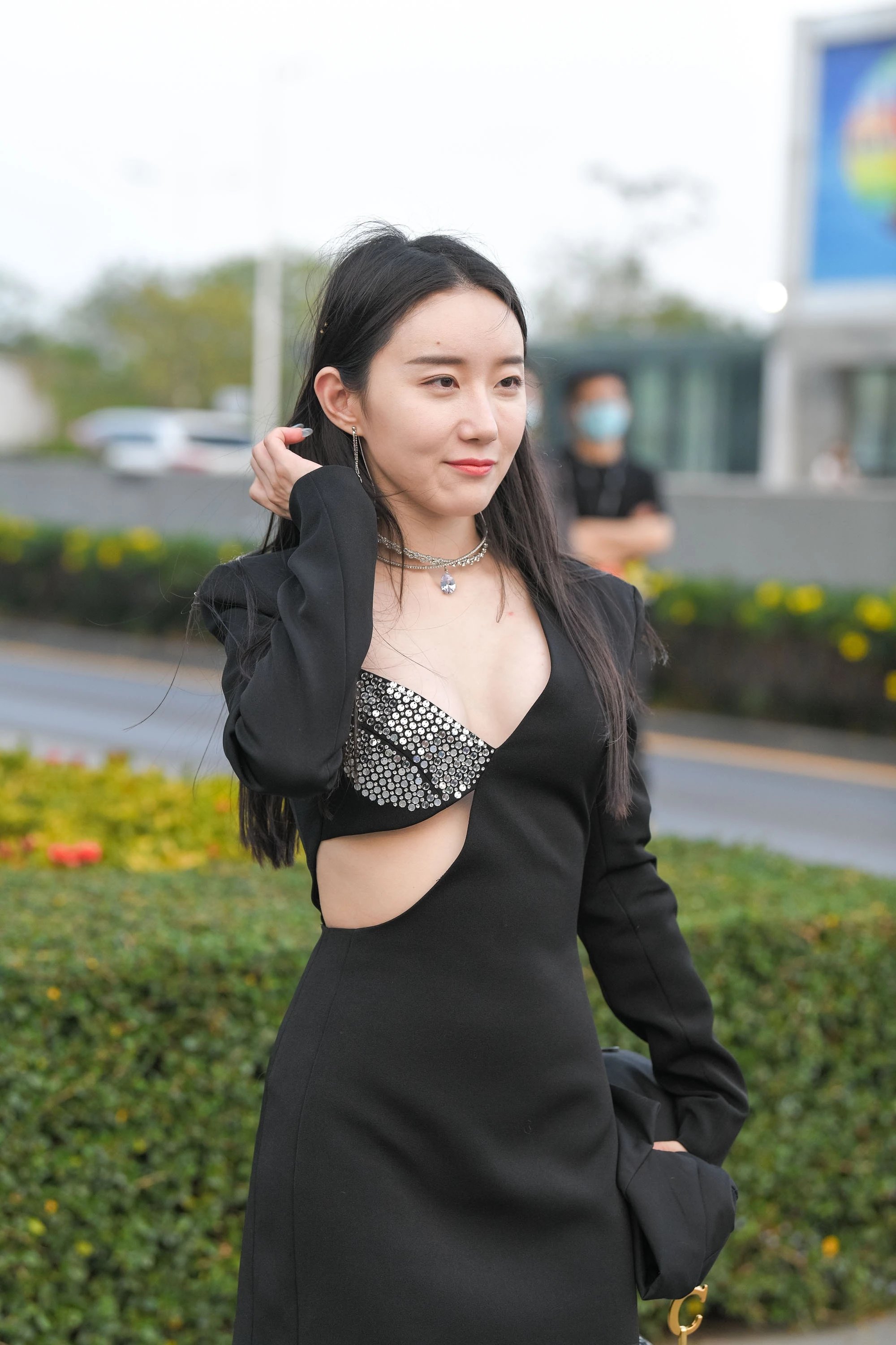  街拍鸭,魔镜街拍,裙装,熟女,街拍,写真套图,纳丝摄影