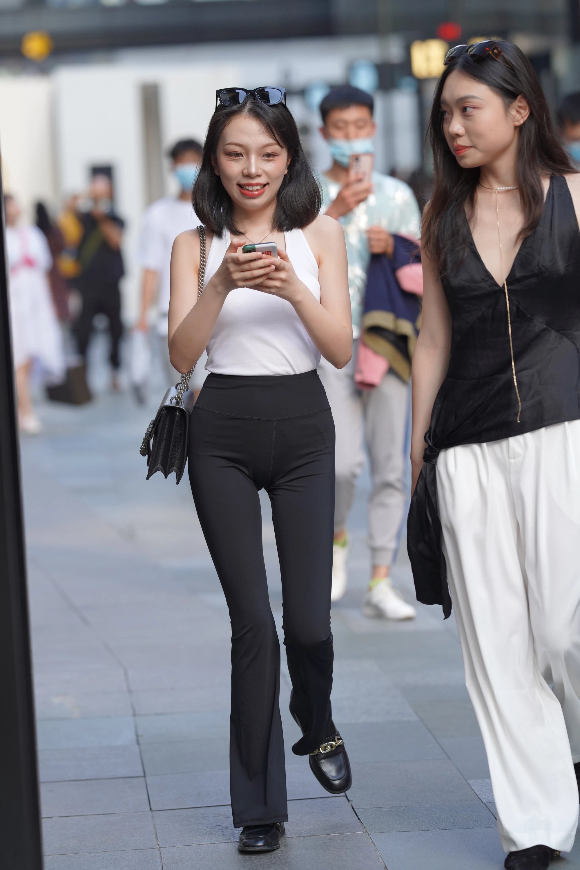  魔镜街拍,,美女,街拍,写真套图,袜涩写真