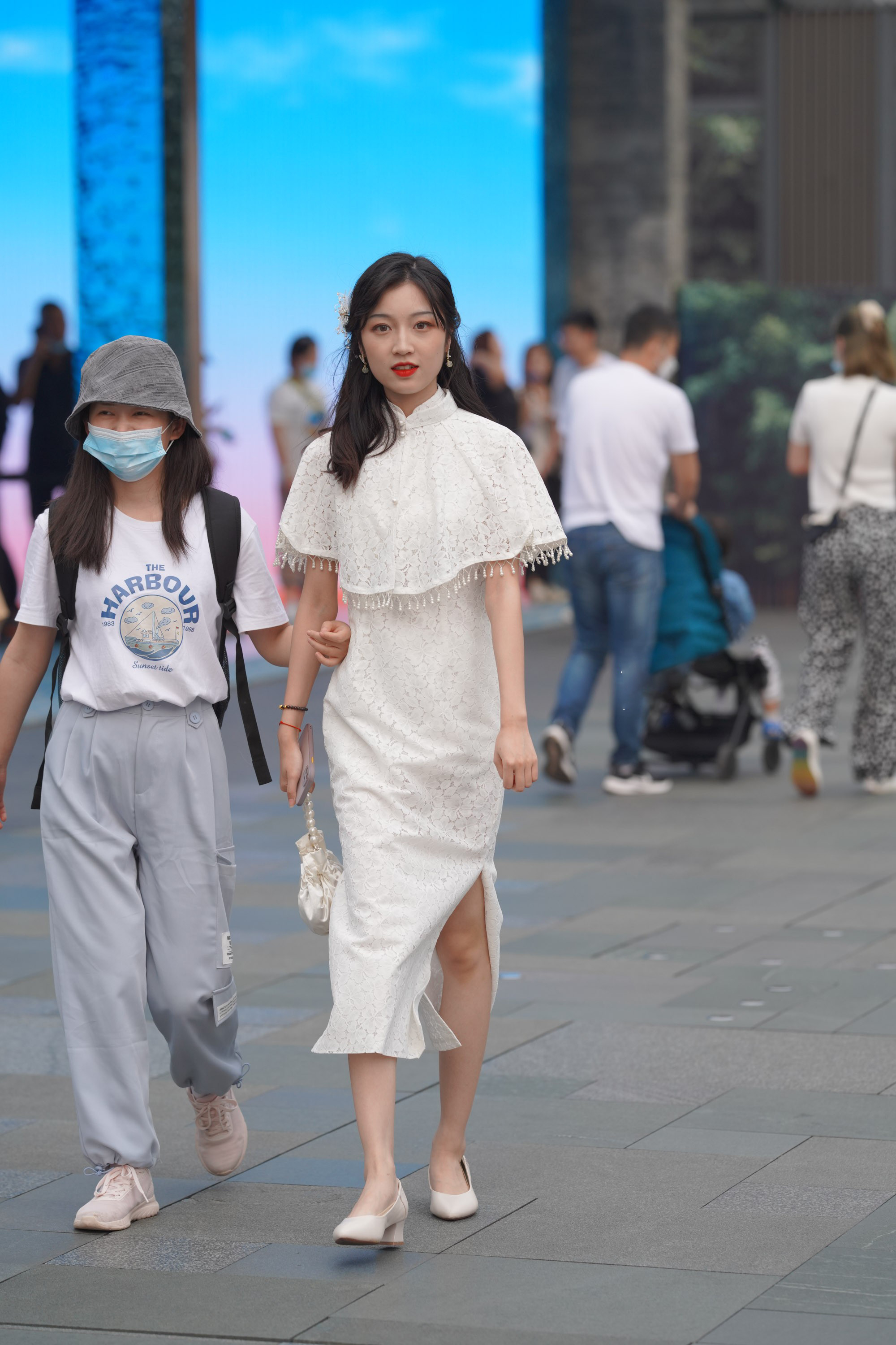  魔镜街拍,裙装,小姐姐,街拍,写真套图,尤蜜丝