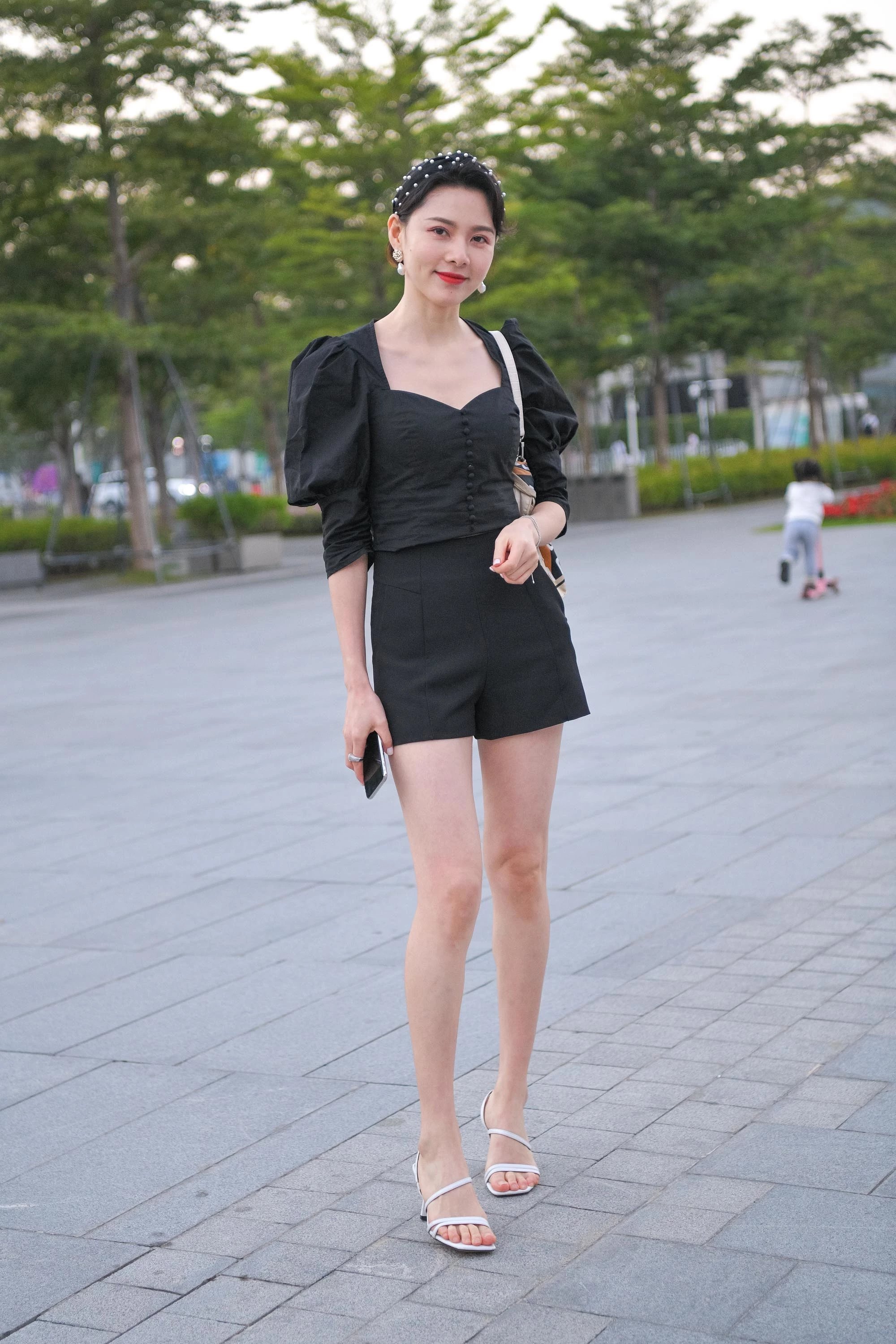  魔镜街拍,,美女,街拍,写真套图,你的负卿