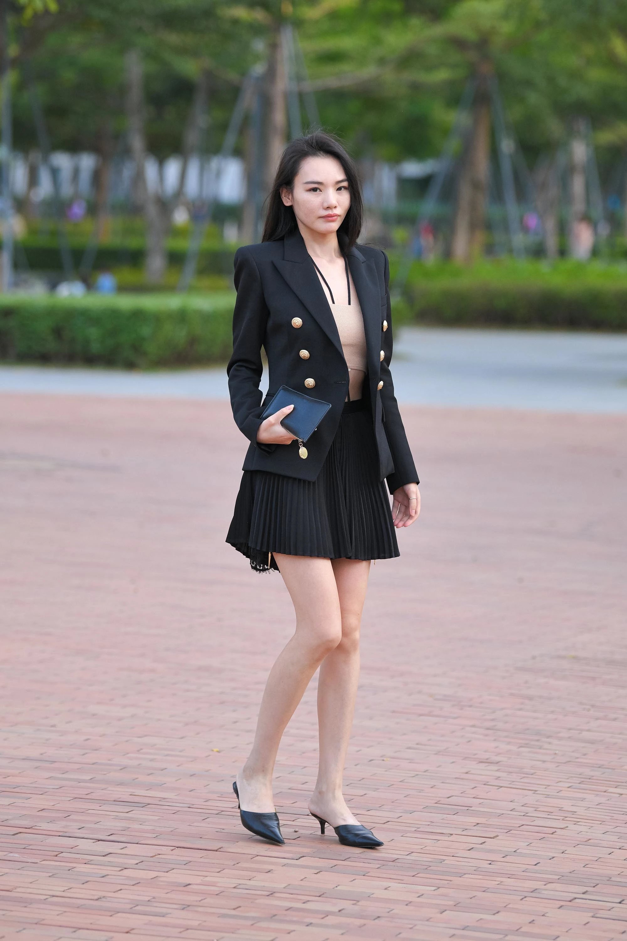  魔镜街拍,裙装,熟女,街拍,写真套图,花铃