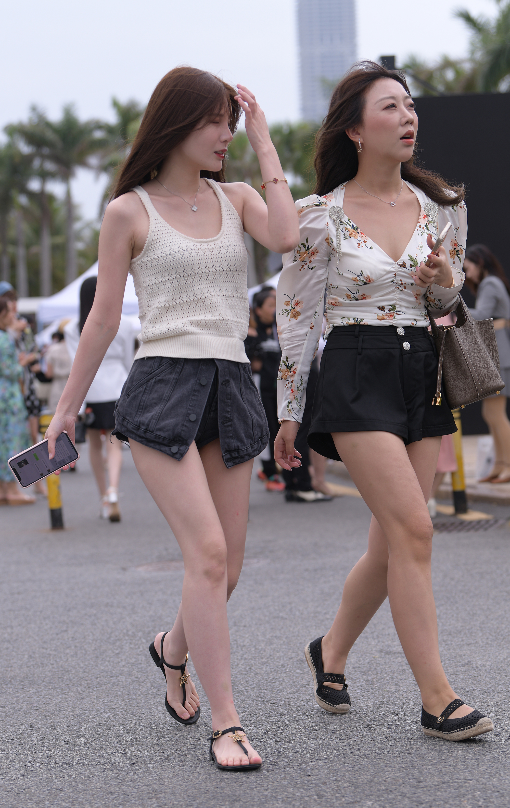  魔镜街拍,热裤,美女,街拍,写真套图,NinJa阿寨寨