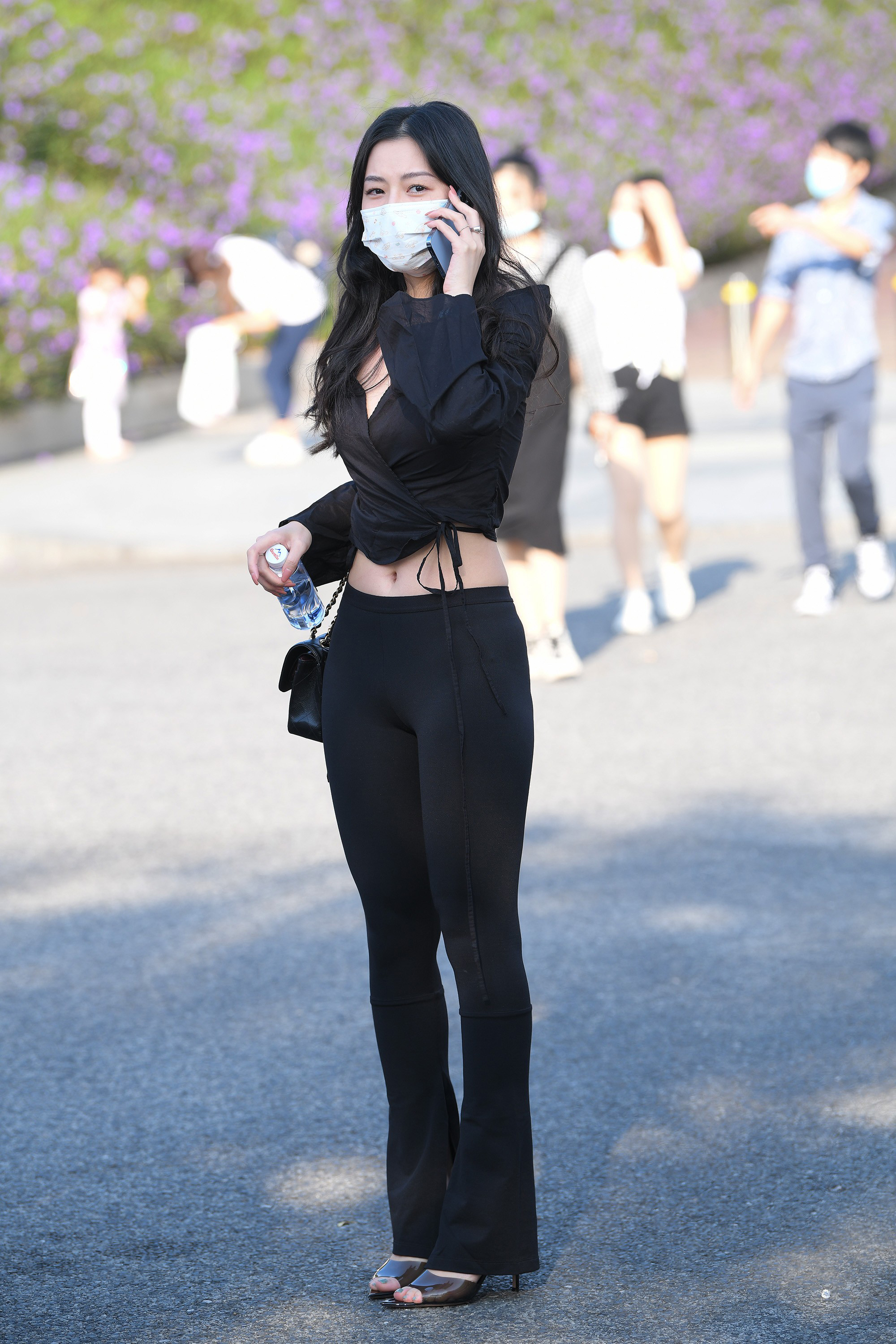  魔镜街拍,紧身裤,熟女,街拍,写真套图,Fannie芬妮