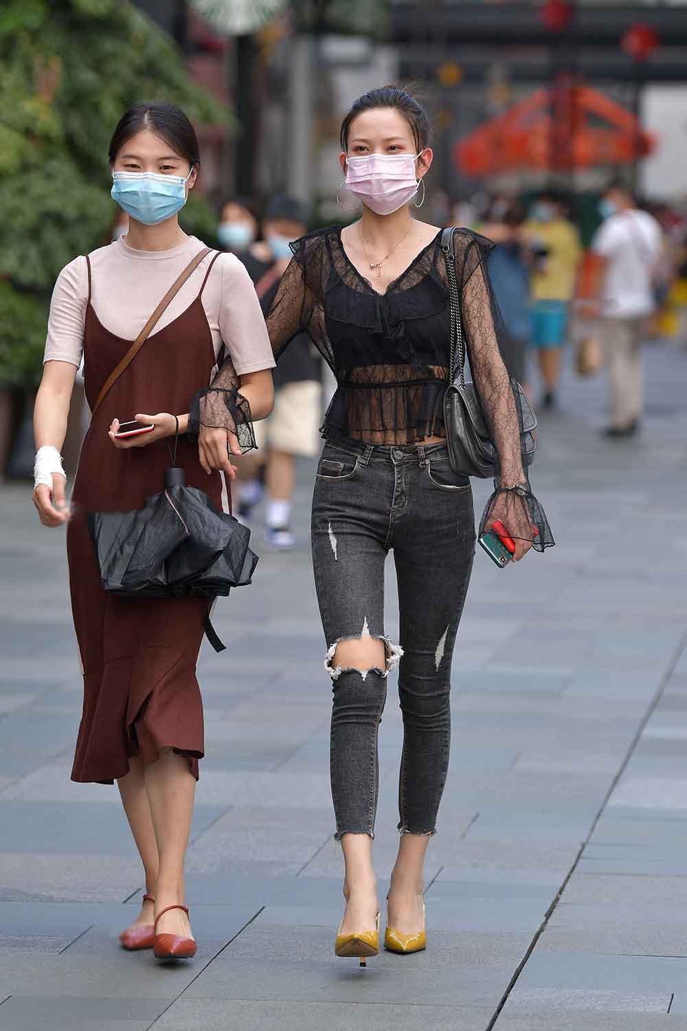 【J4928】长腿高跟紧牛女人-绝色天籁