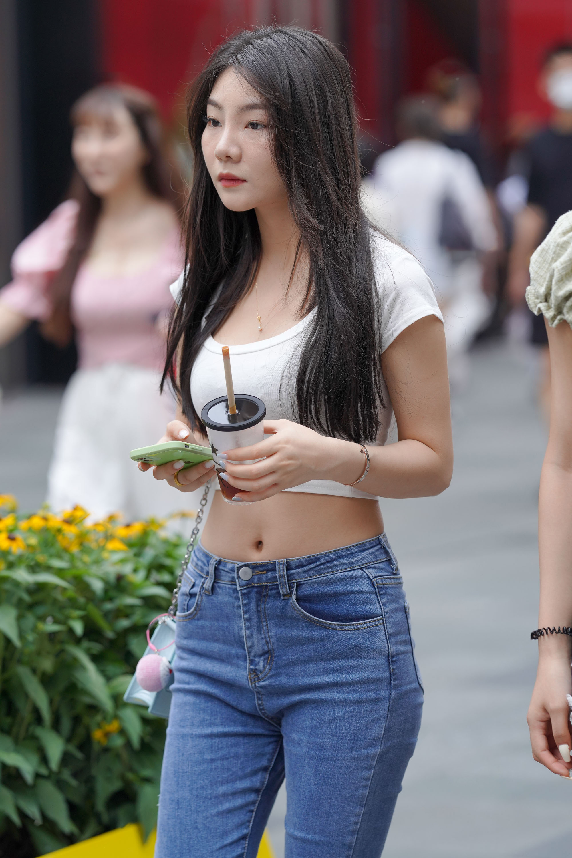  魔镜街拍,,少妇,街拍,写真套图,Imzsock