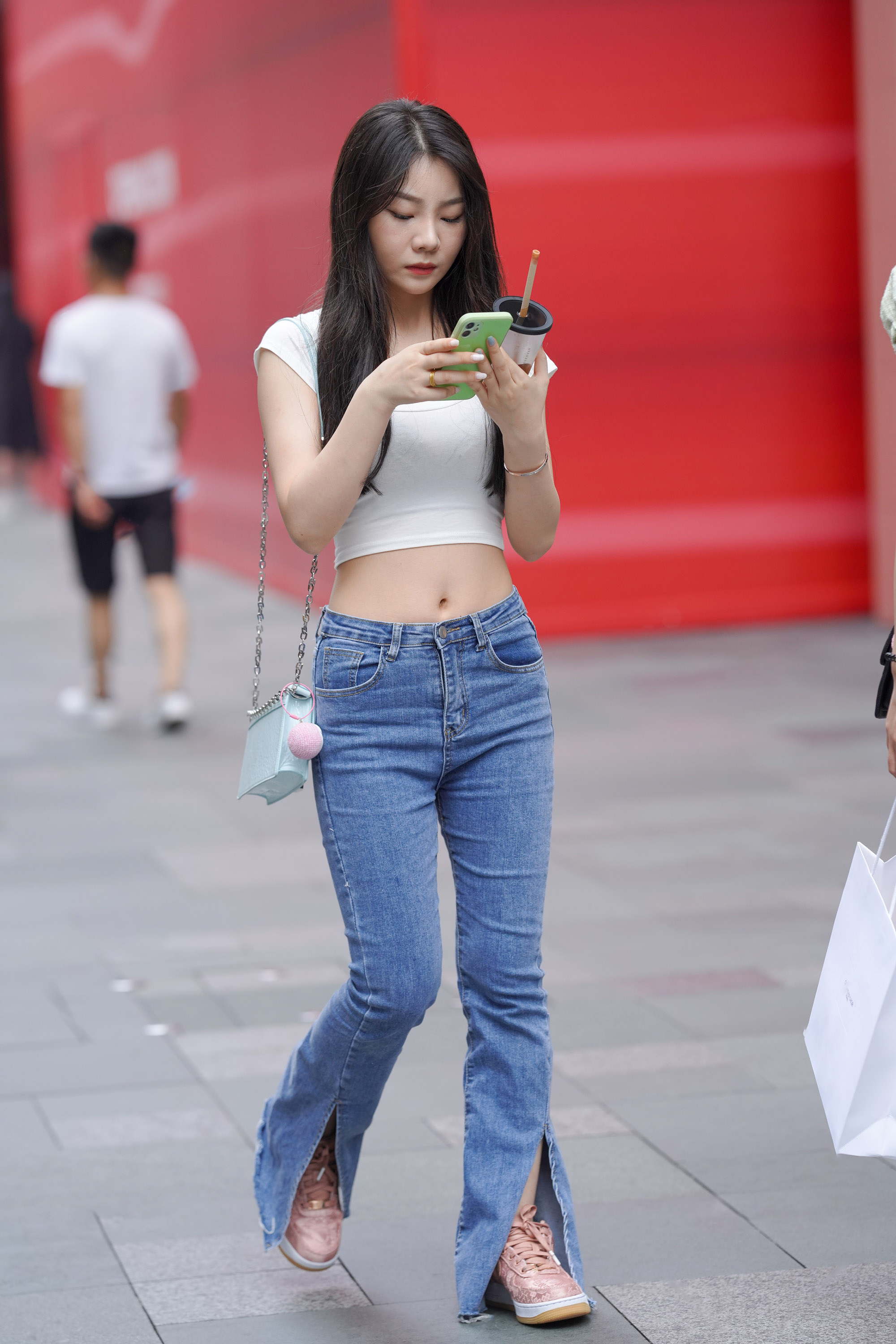  魔镜街拍,,美女,街拍,写真套图,ISHOW爱秀