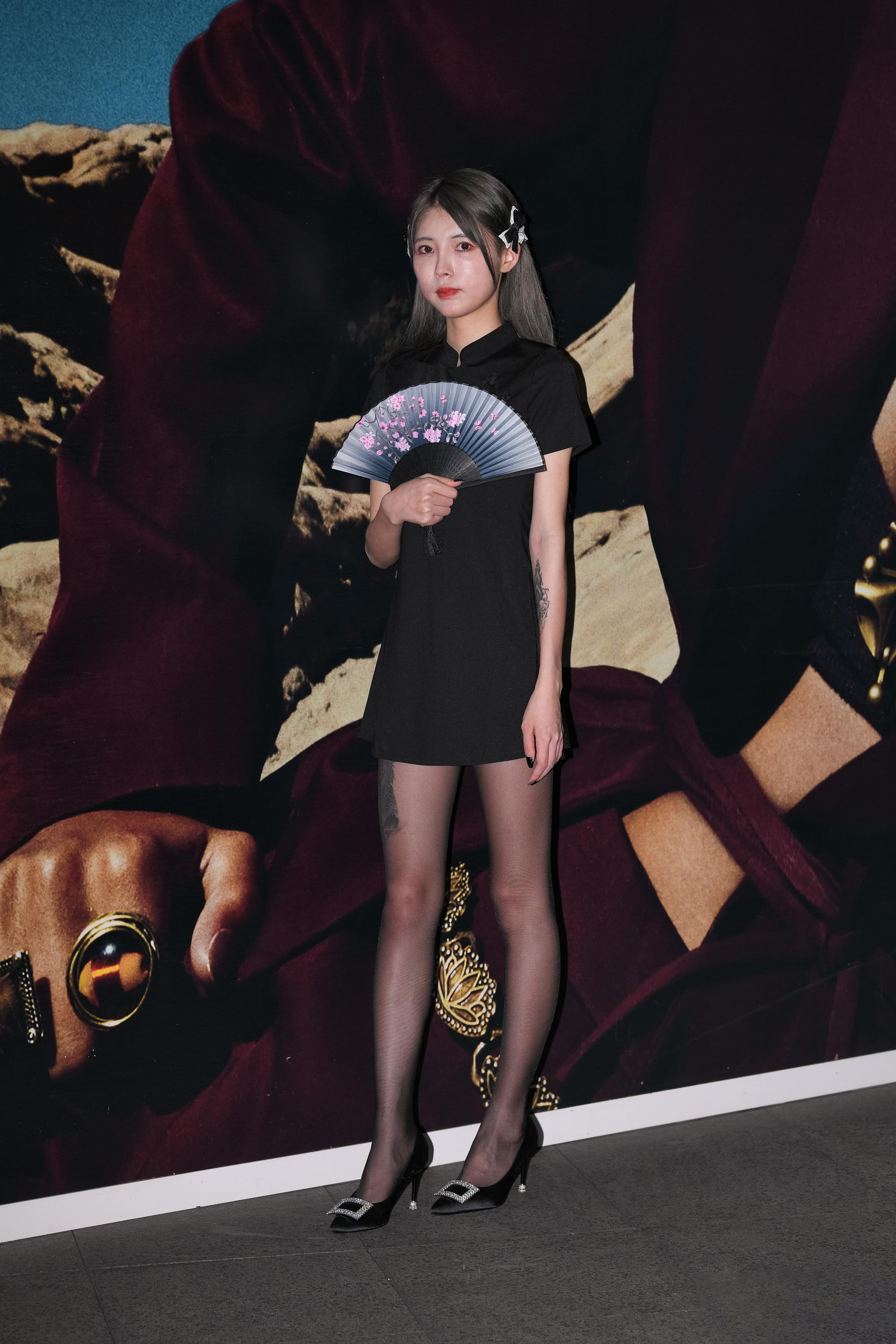  魔镜街拍,丝袜,裙装,少妇,街拍,写真套图,觅芙少女