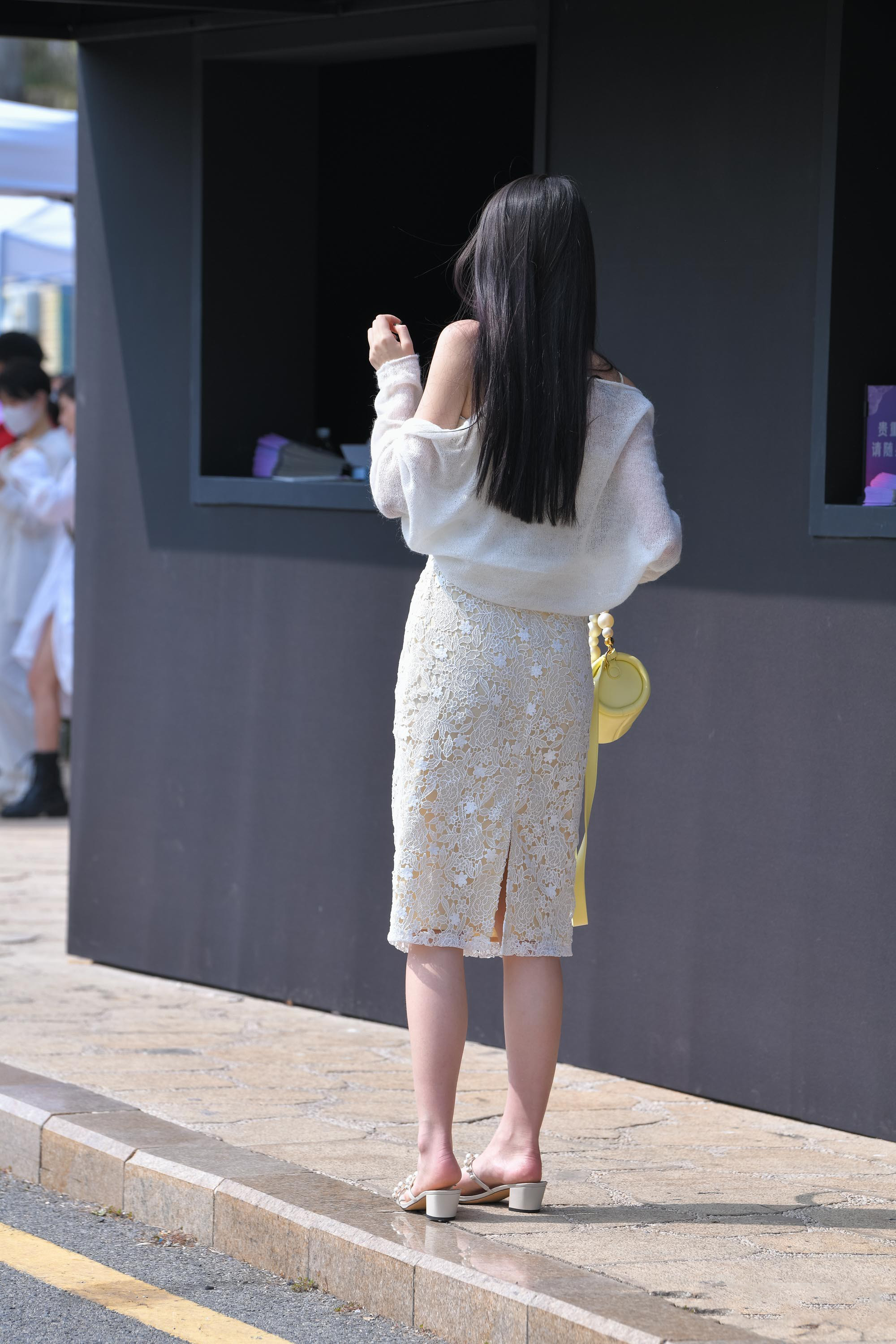  魔镜街拍,裙装,小姐姐,街拍,写真套图,Nyako喵子