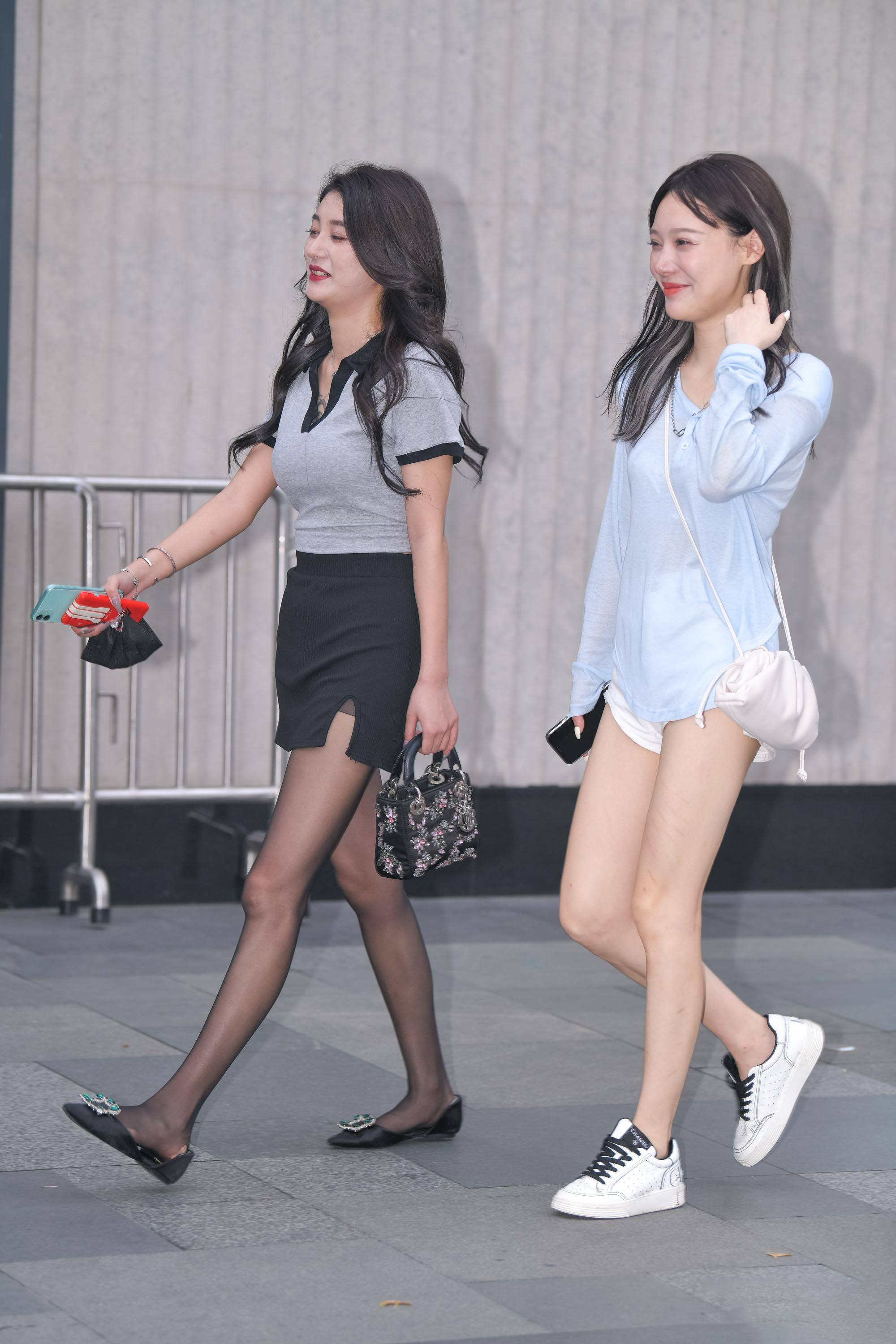  魔镜街拍,丝袜,裙装,人妻,街拍,写真套图,凛子酱