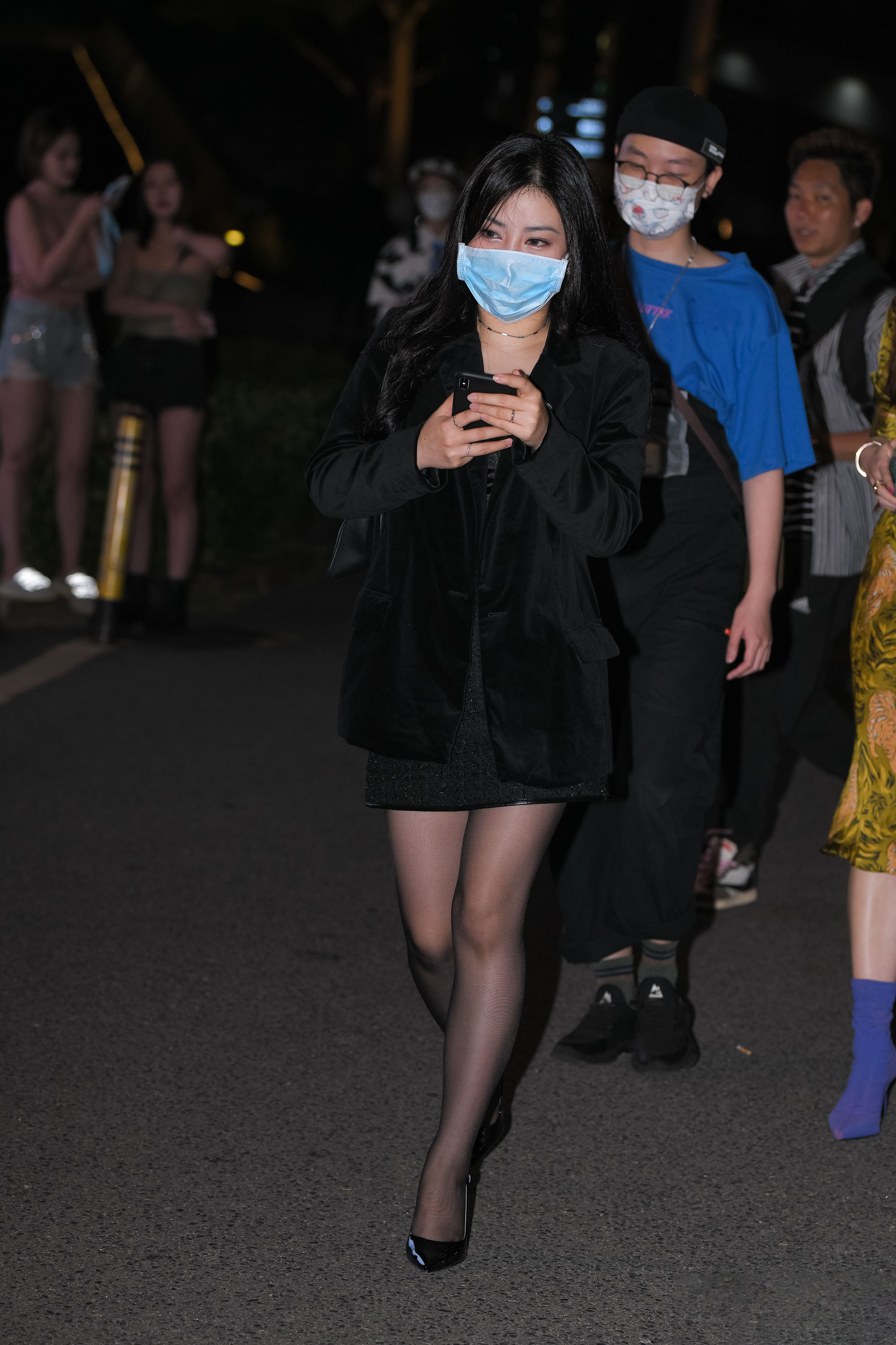  魔镜街拍,丝袜,裙装,人妻,街拍,写真套图,南宫