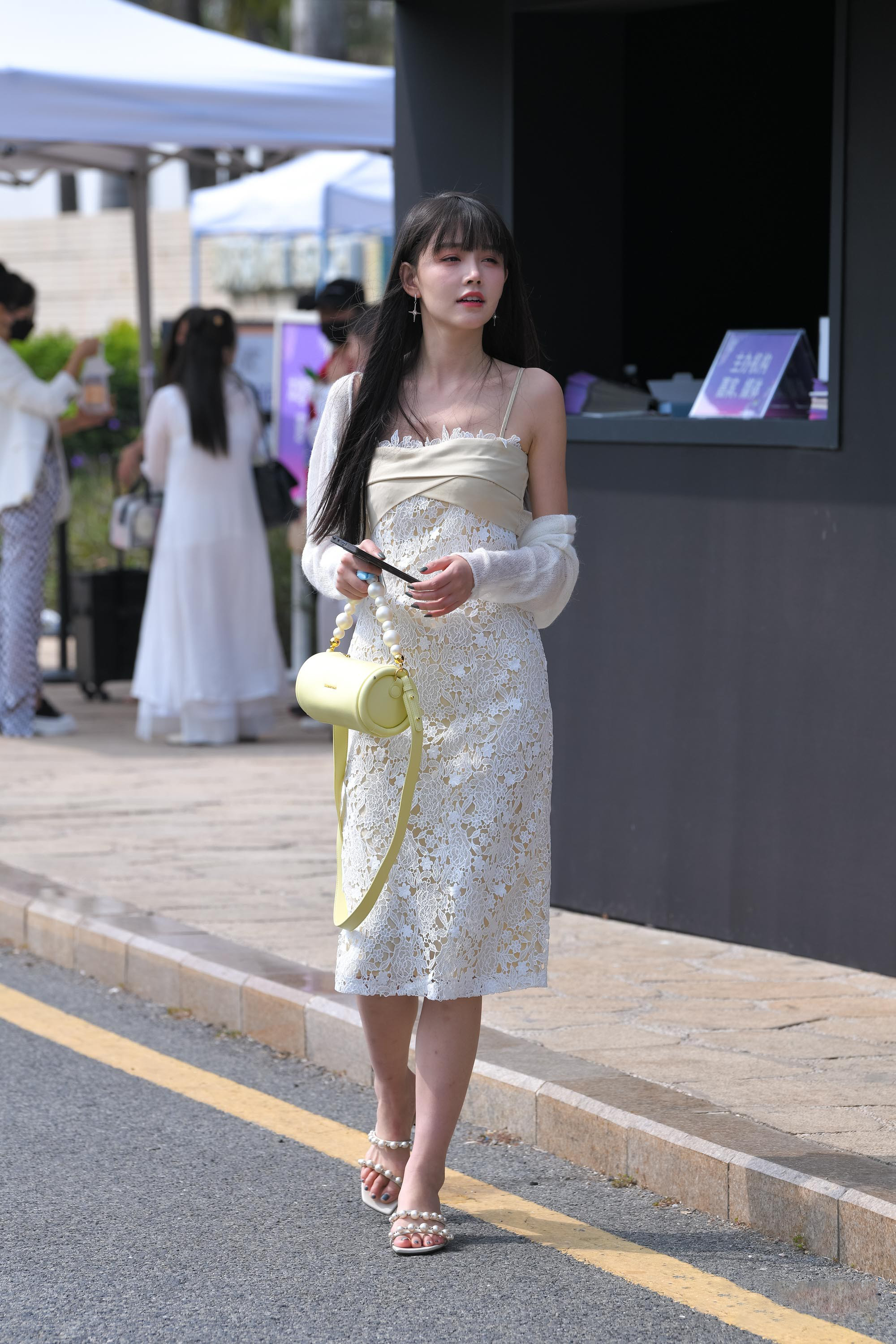  魔镜街拍,裙装,熟女,街拍,写真套图,Momoko葵葵