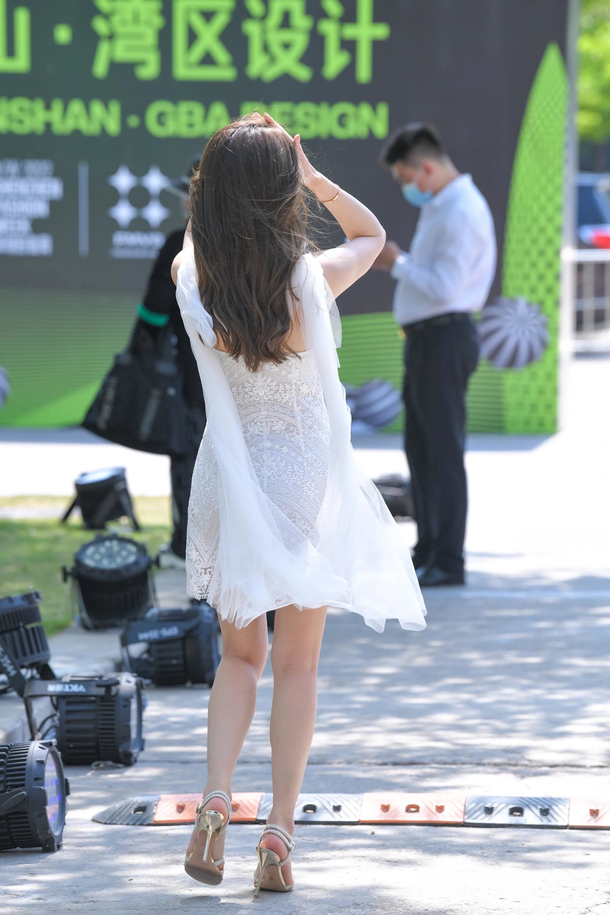  魔镜街拍,裙装,熟女,街拍,写真套图,蠢沫沫